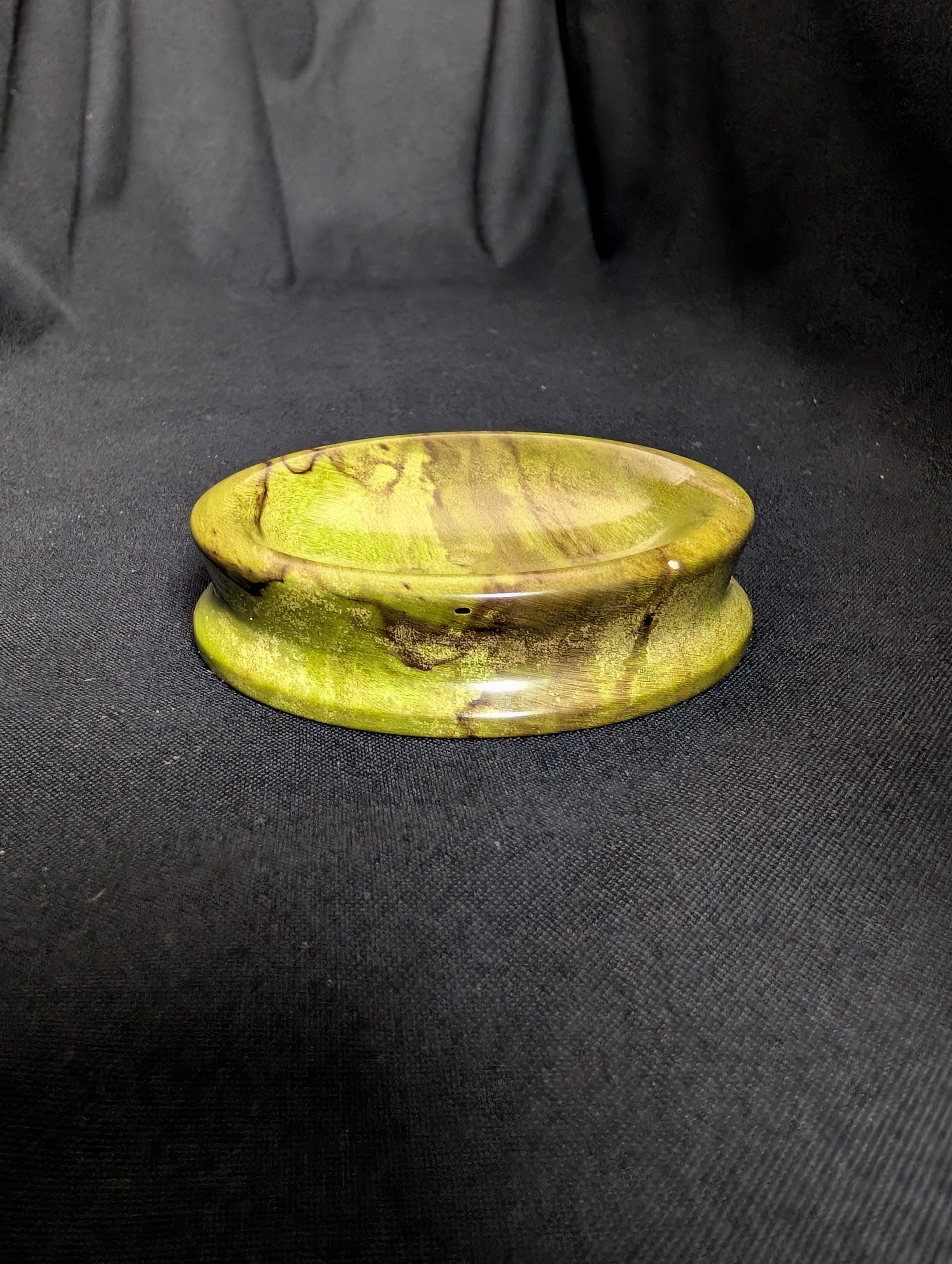 Spindle Bowl (Spalted Sweet Gum - Green)