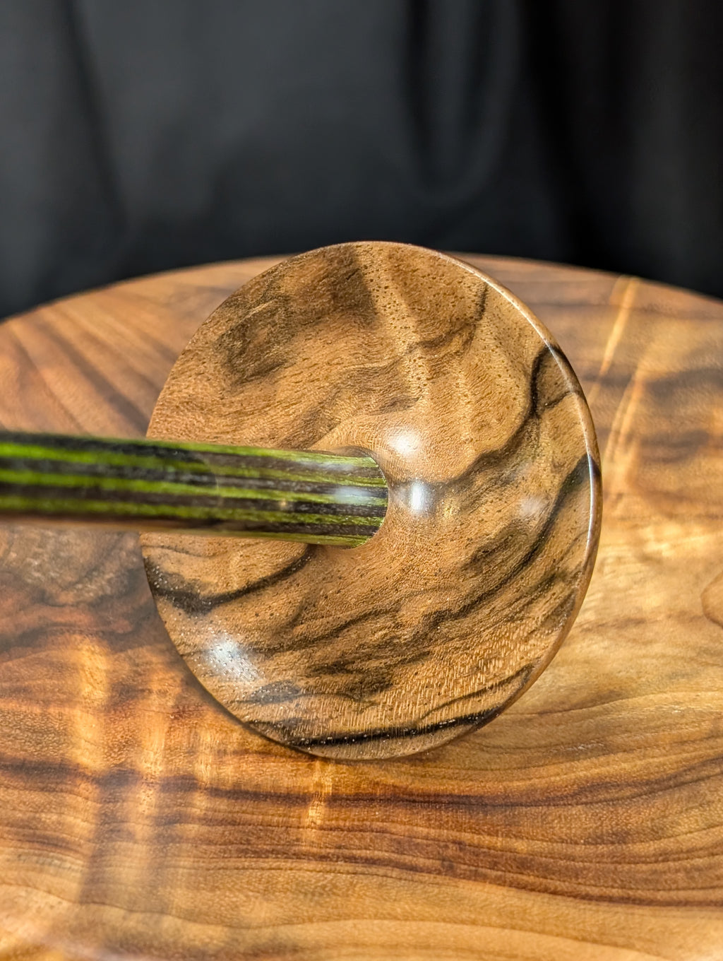 Turkish Walnut Tibetan Support Spindle Template