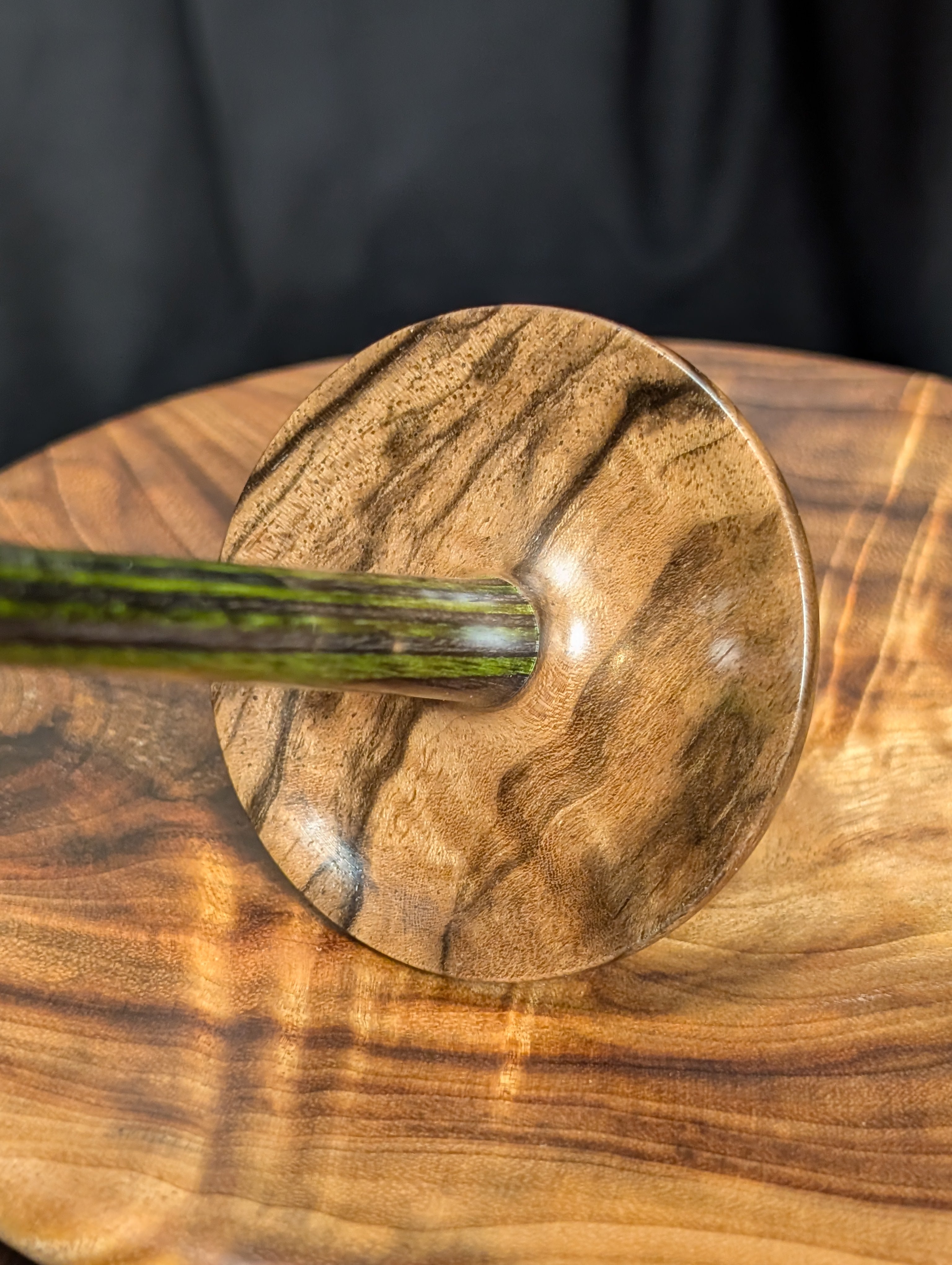 Turkish Walnut Tibetan Support Spindle Template