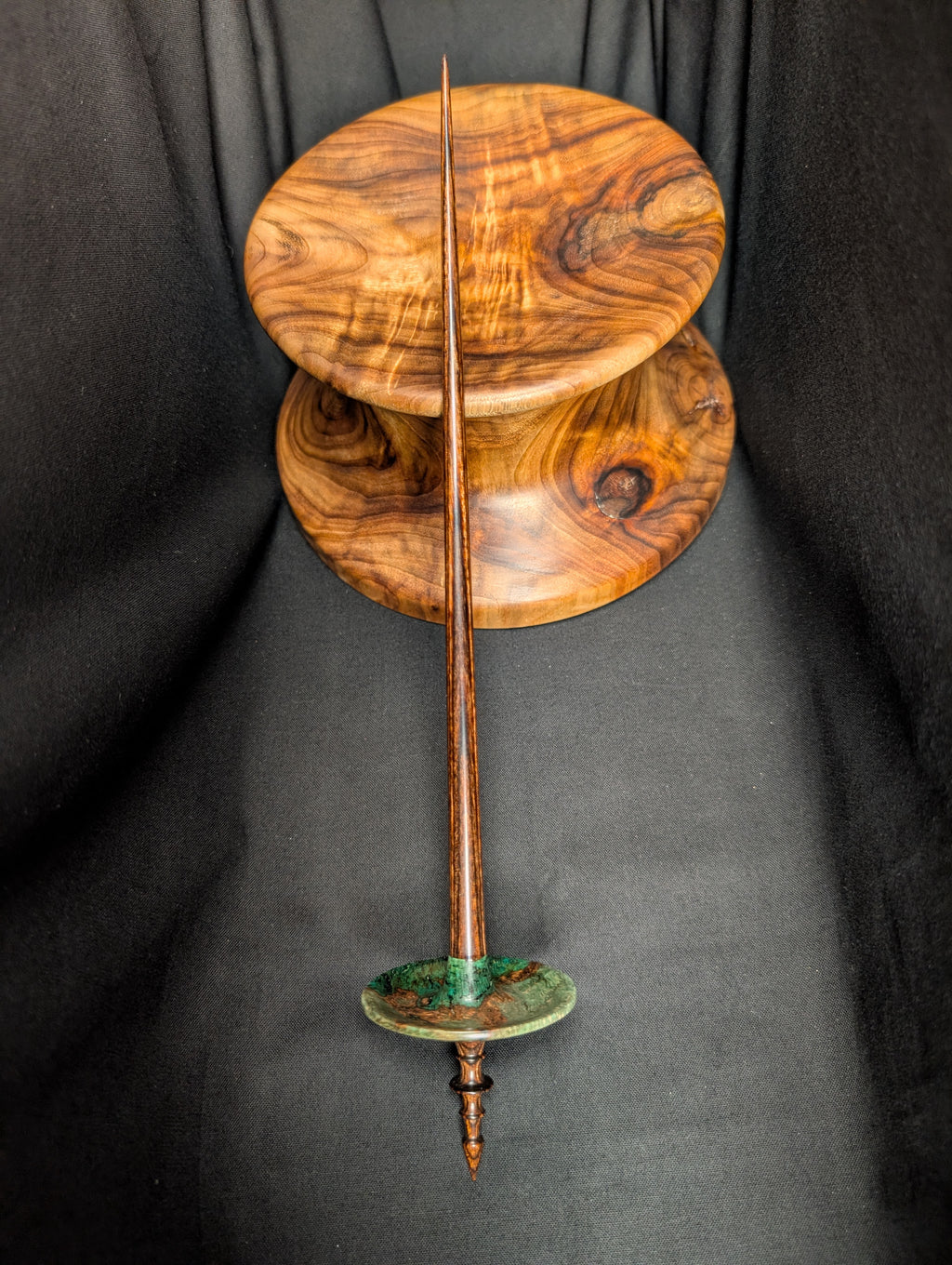 Hurricane Milton Oak Tibetan Support Spindle