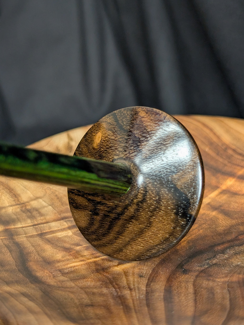 10" Ziricote Tibetan Support Spindle
