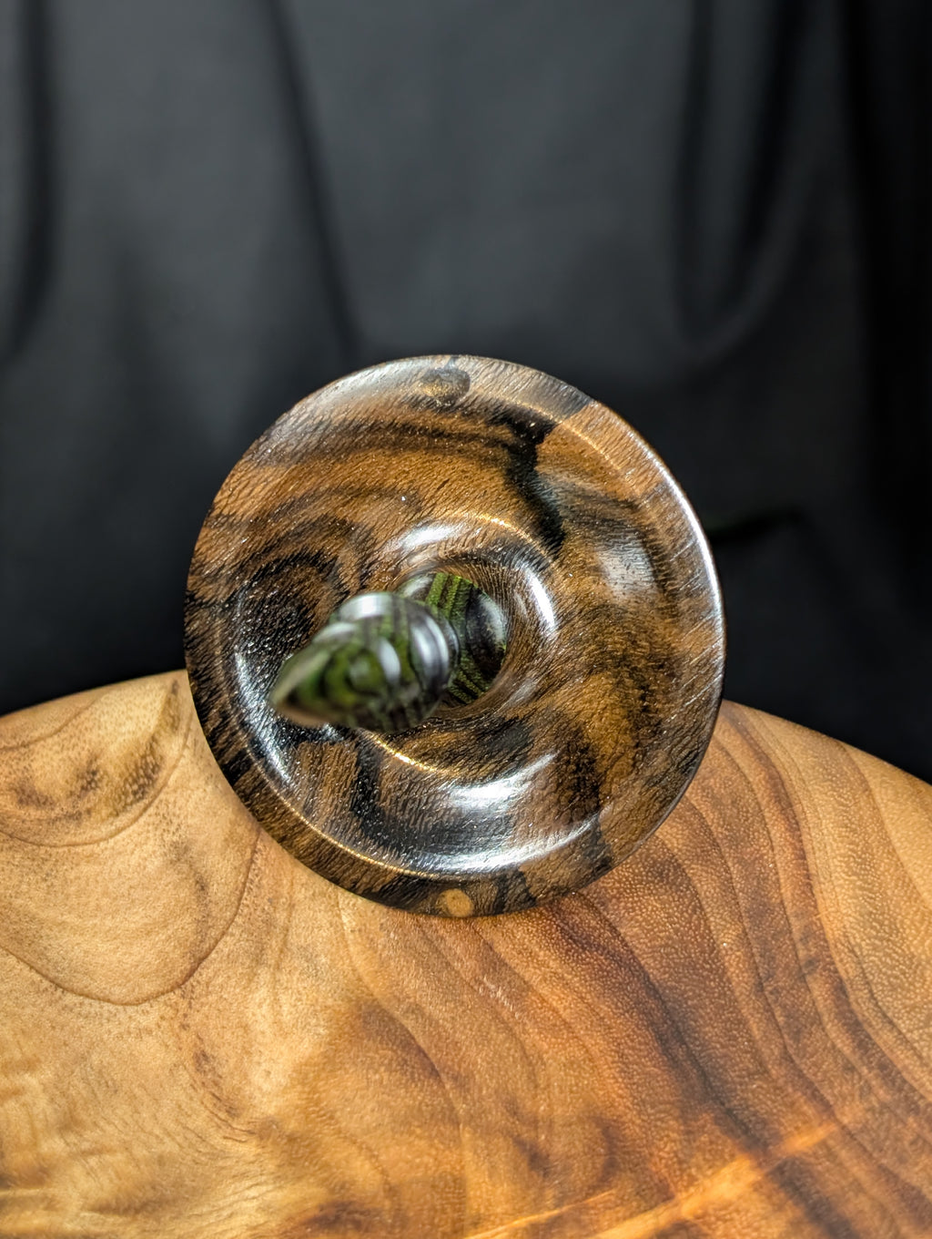 10" Ziricote Tibetan Support Spindle