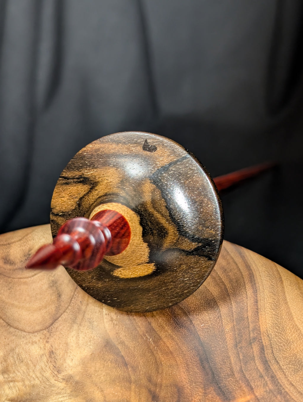 Ziricote "Funnel" Support Spindle