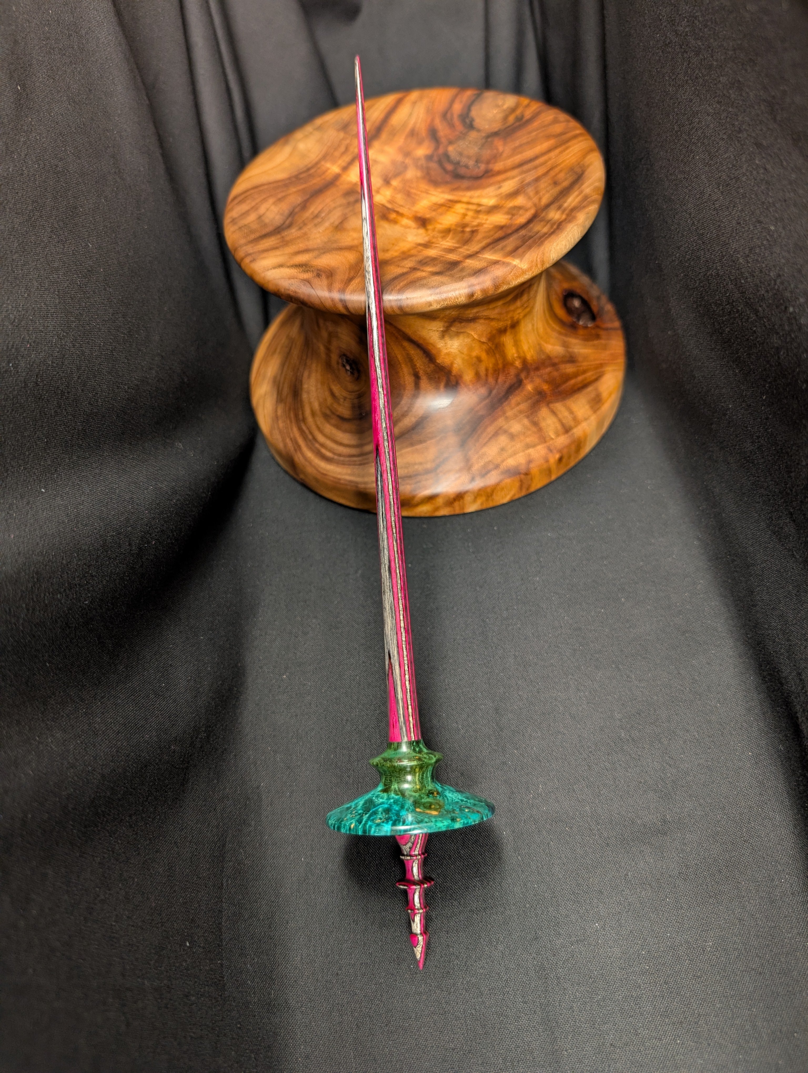 Amboyna Burl "Tibeadan" Support Spindle