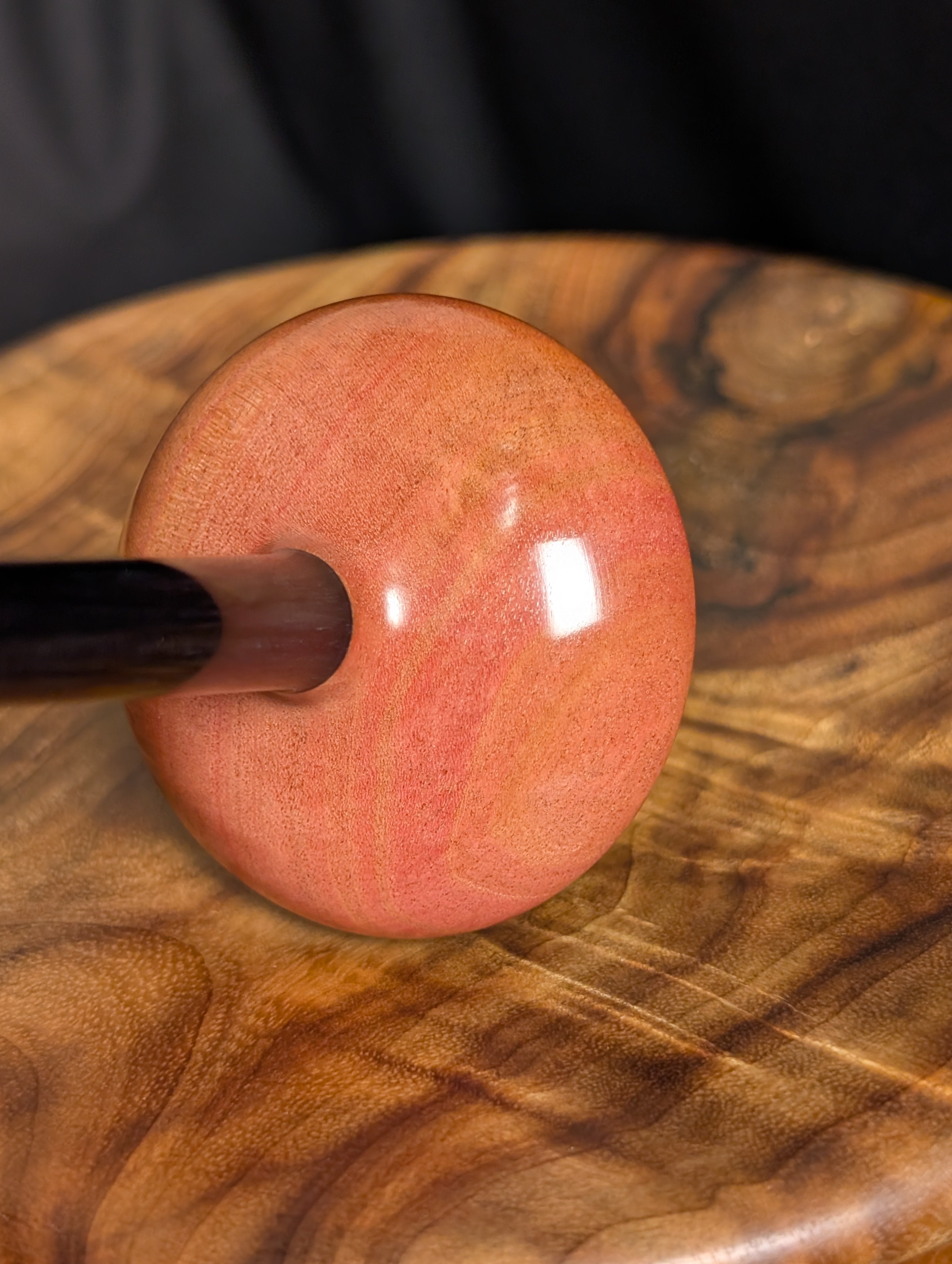 Pink Ivory Tibetan Support Spindle
