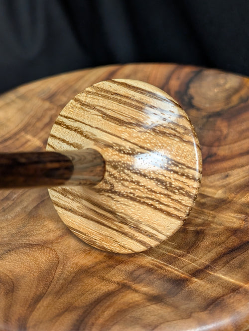 10" Zebrawood Tibetan Support Spindle