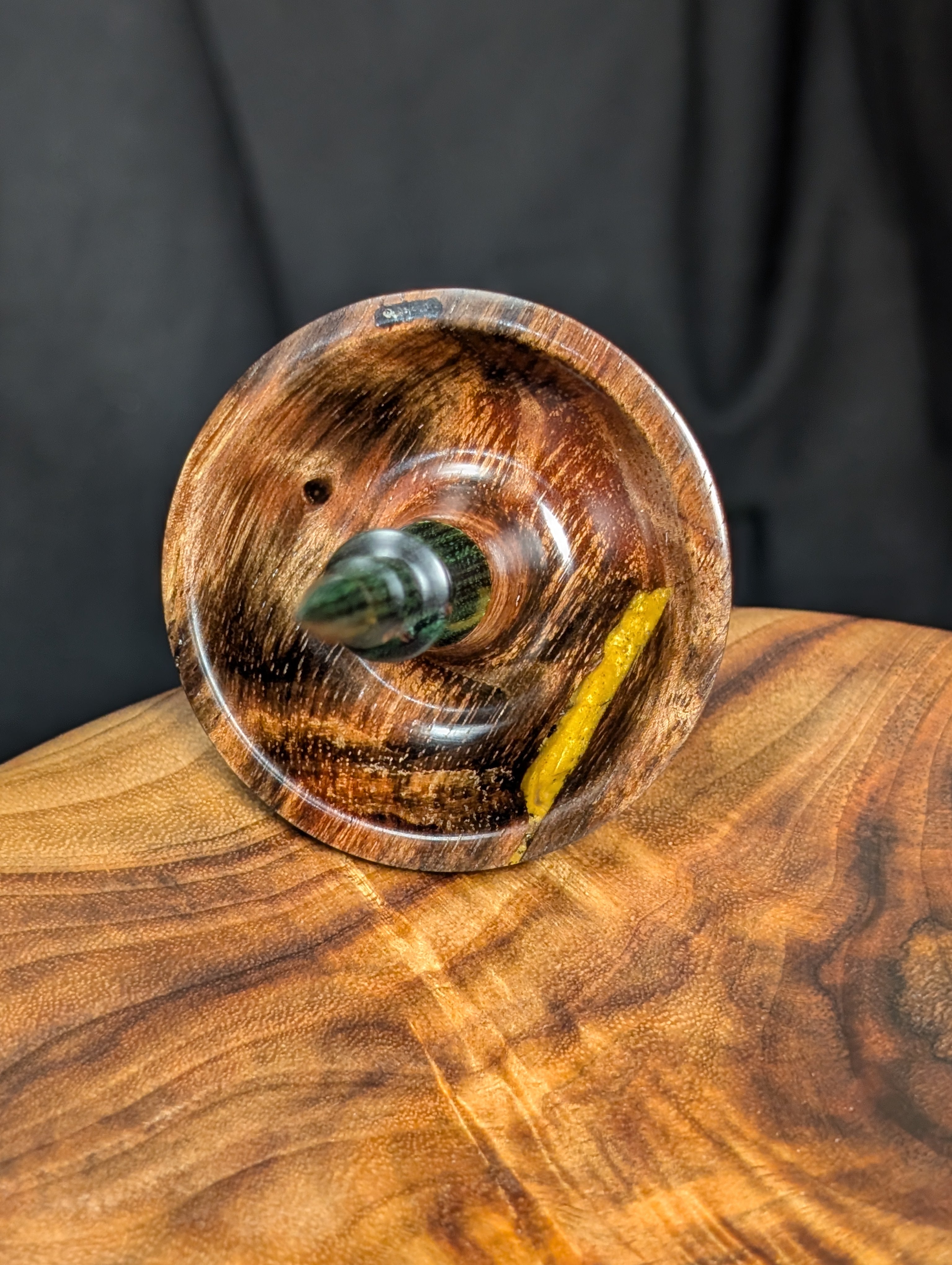 Macassar Ebony Tibetan Support Spindle