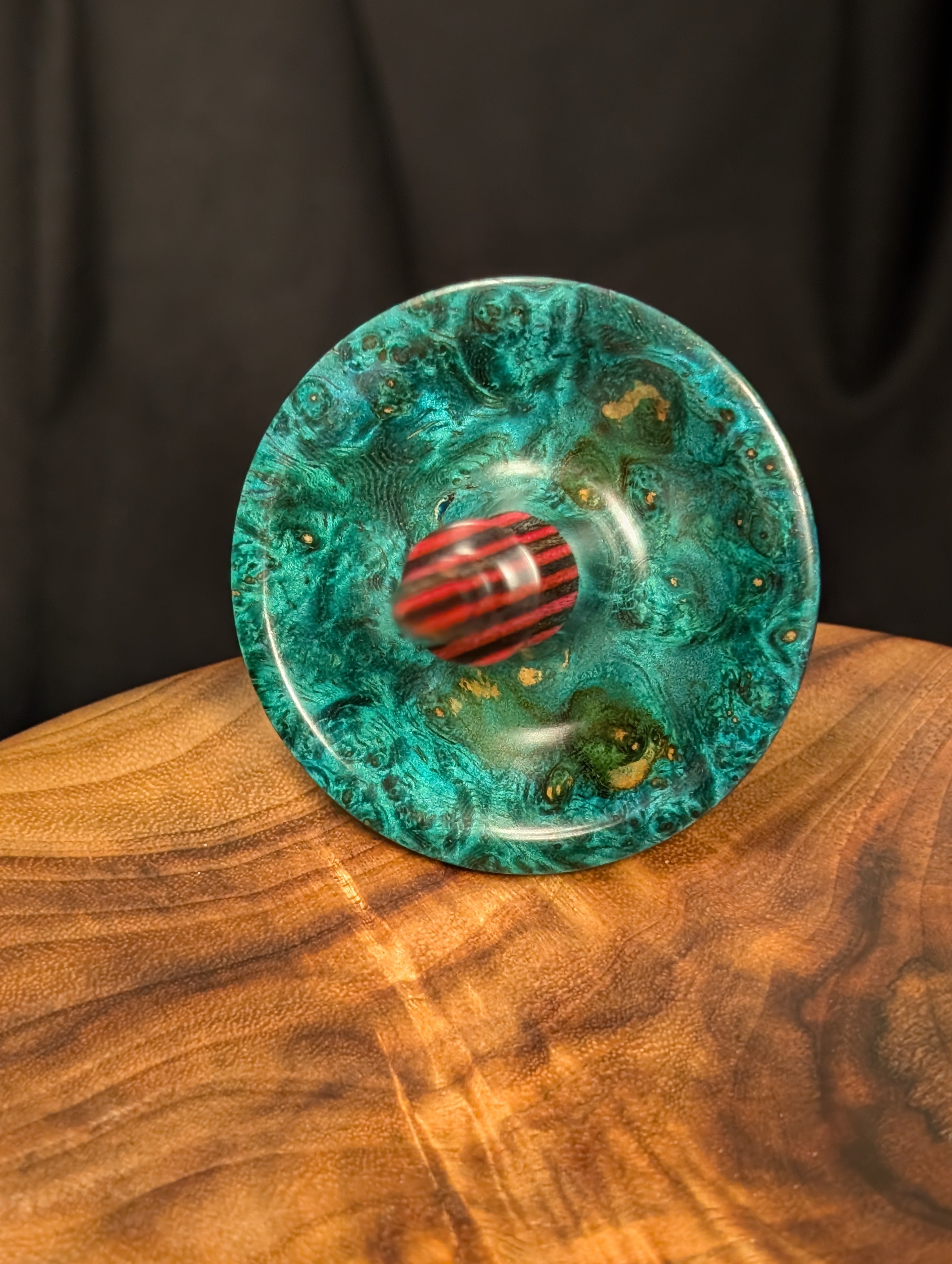 Amboyna Burl "Tibeadan" Support Spindle