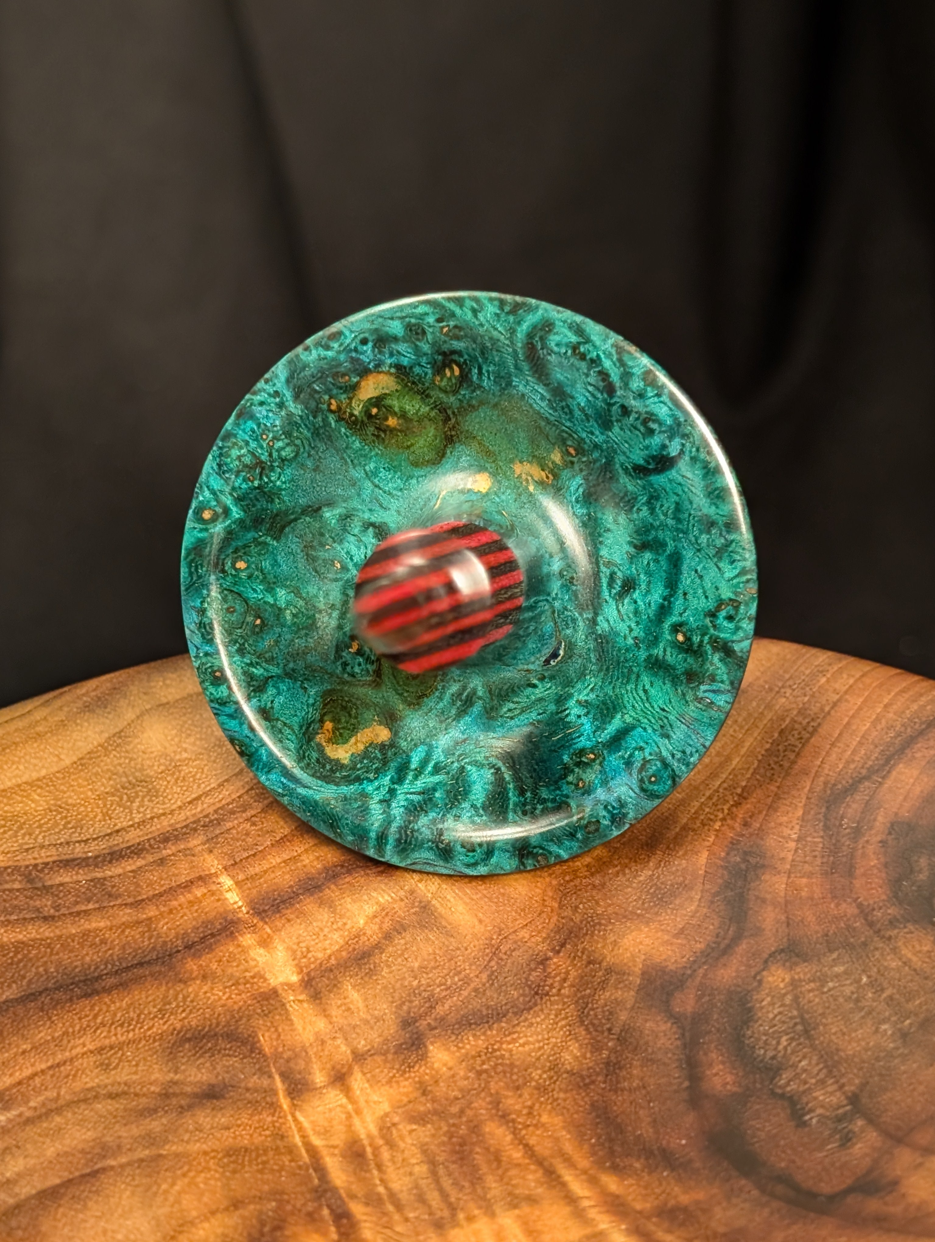 Amboyna Burl "Tibeadan" Support Spindle