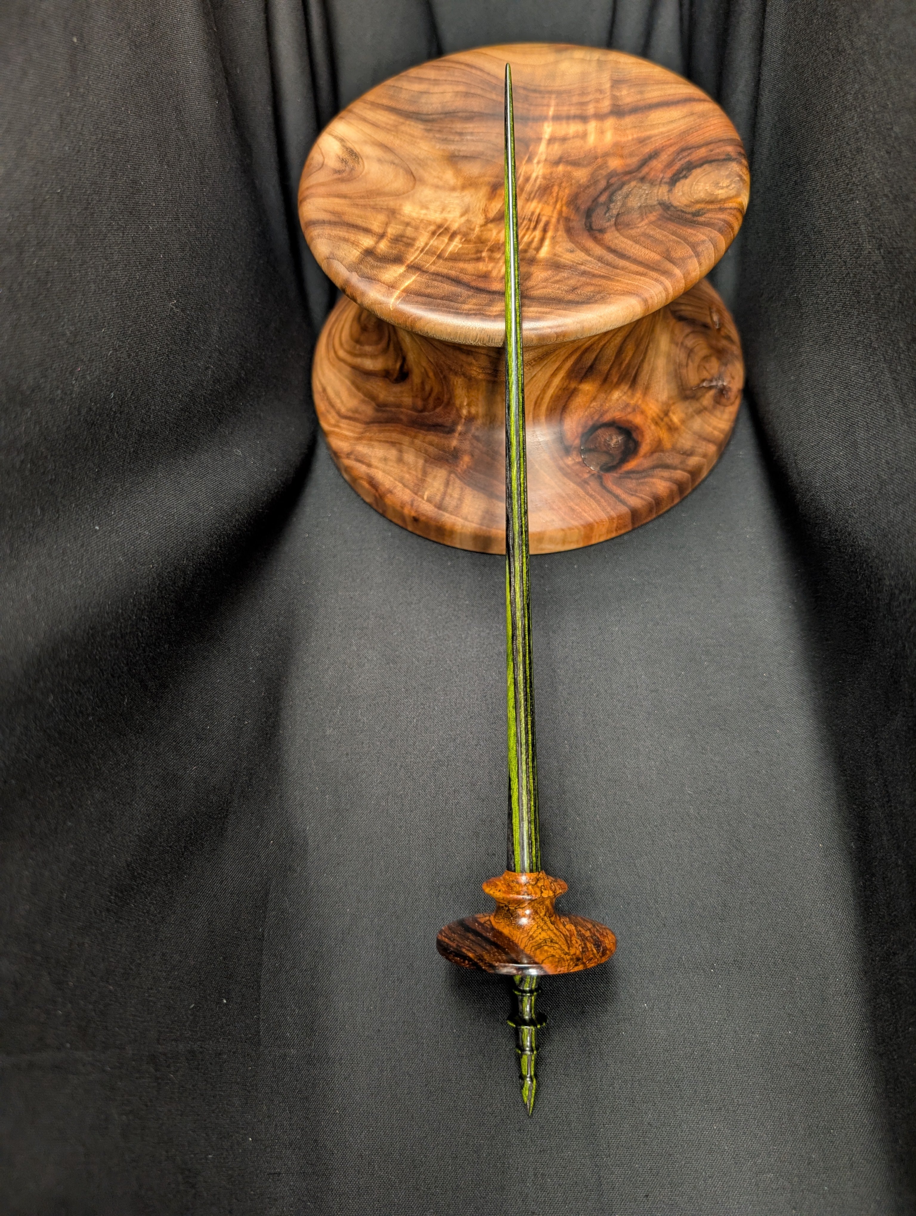 Cocobolo (Mostly Sapwood) "Tibeadan" Support Spindle