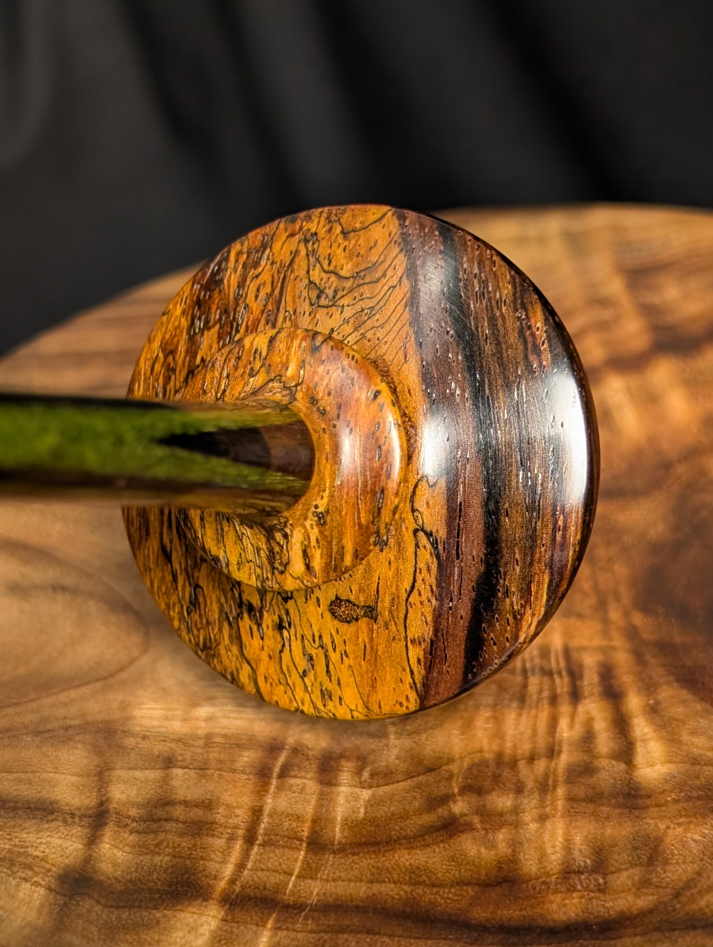 Cocobolo (Mostly Sapwood) "Tibeadan" Support Spindle