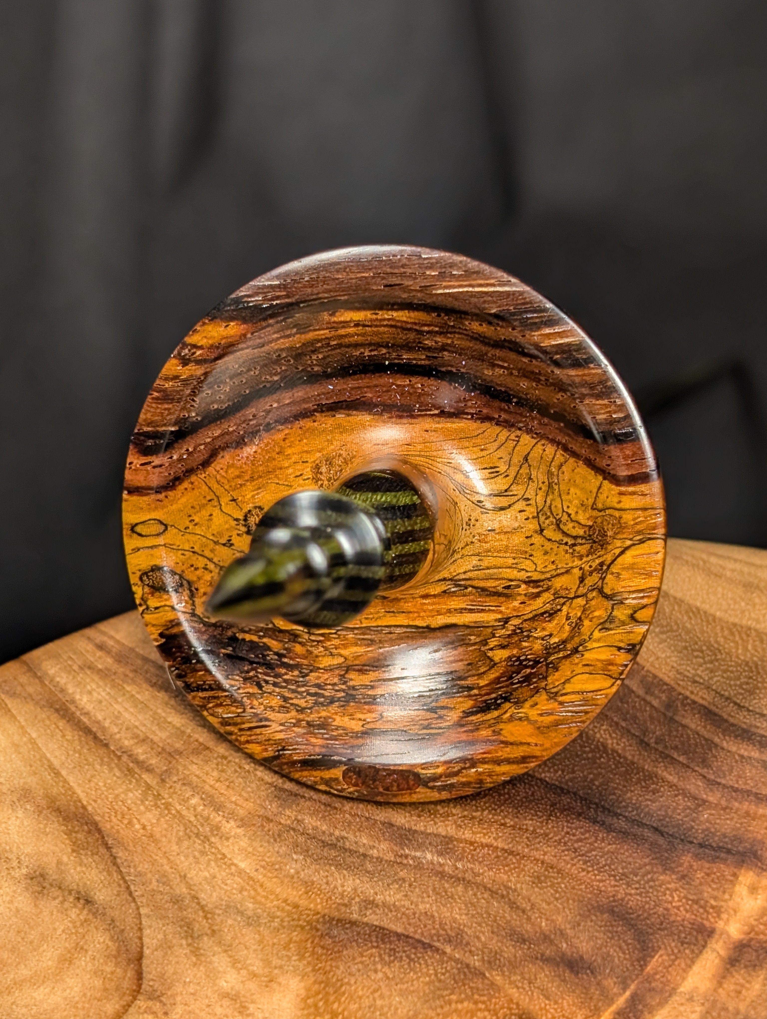 Cocobolo (Mostly Sapwood) "Tibeadan" Support Spindle