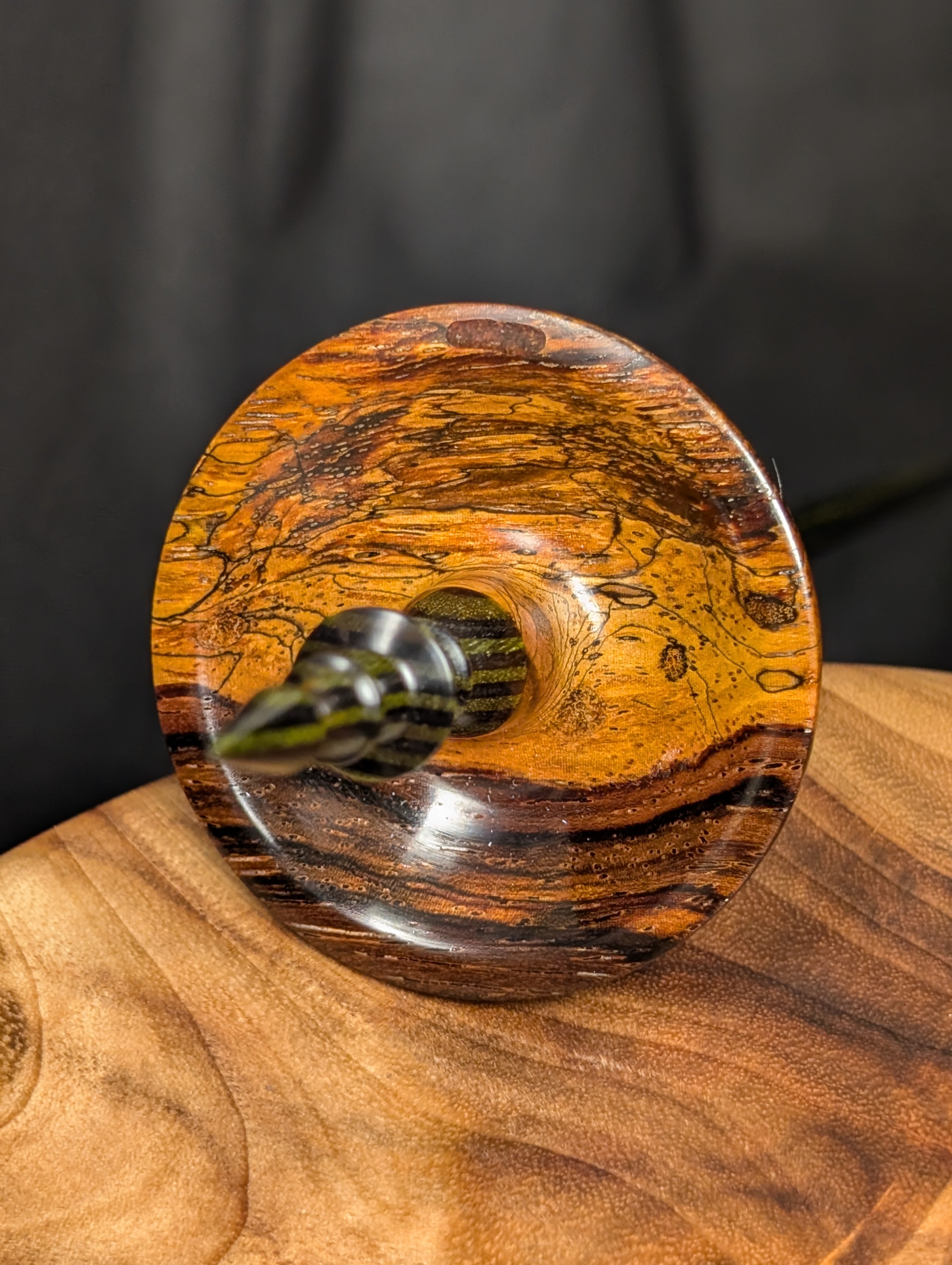 Cocobolo (Mostly Sapwood) "Tibeadan" Support Spindle