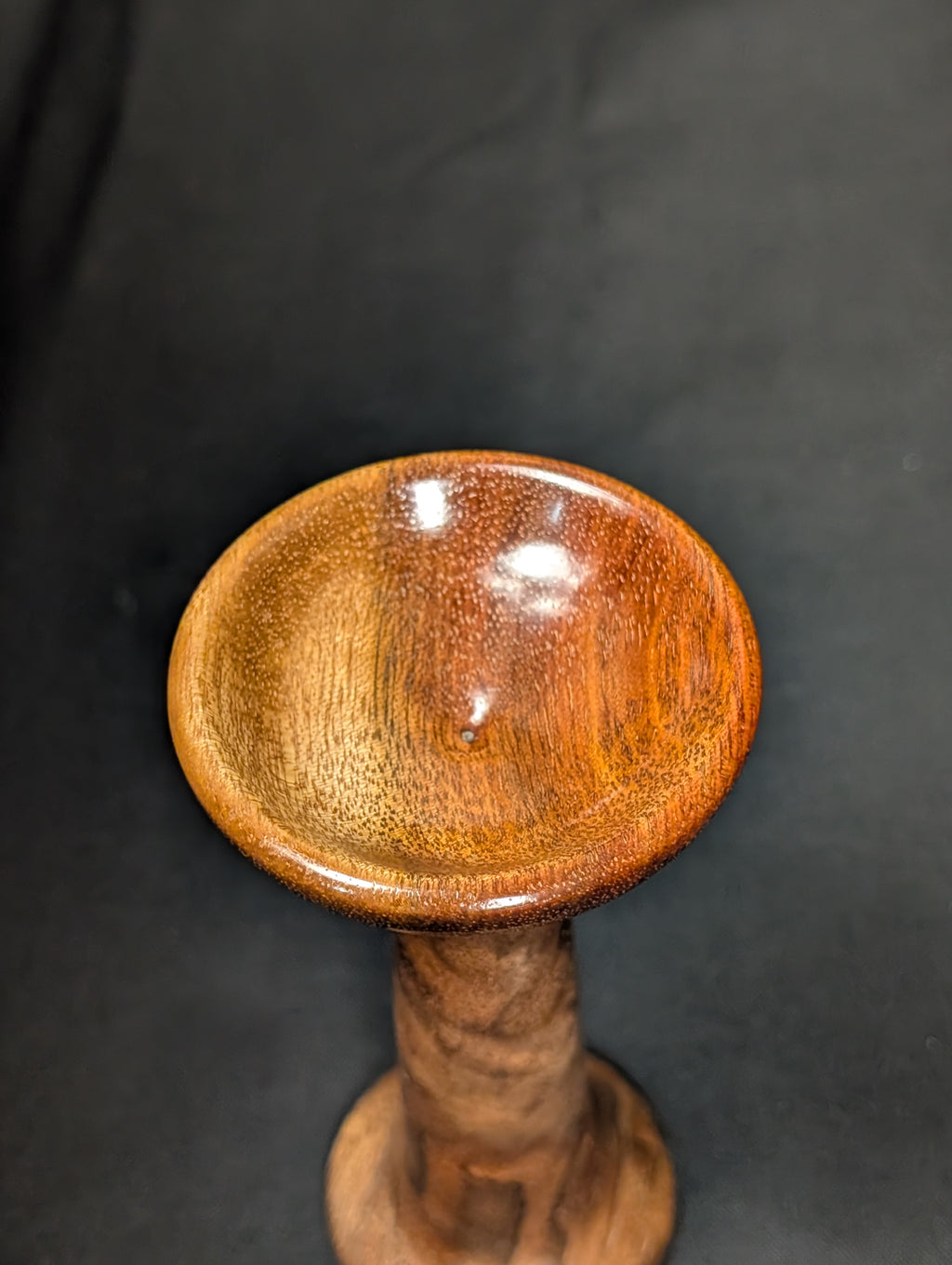 Spindle Lap Bowl (Acacia\Claro Walnut)
