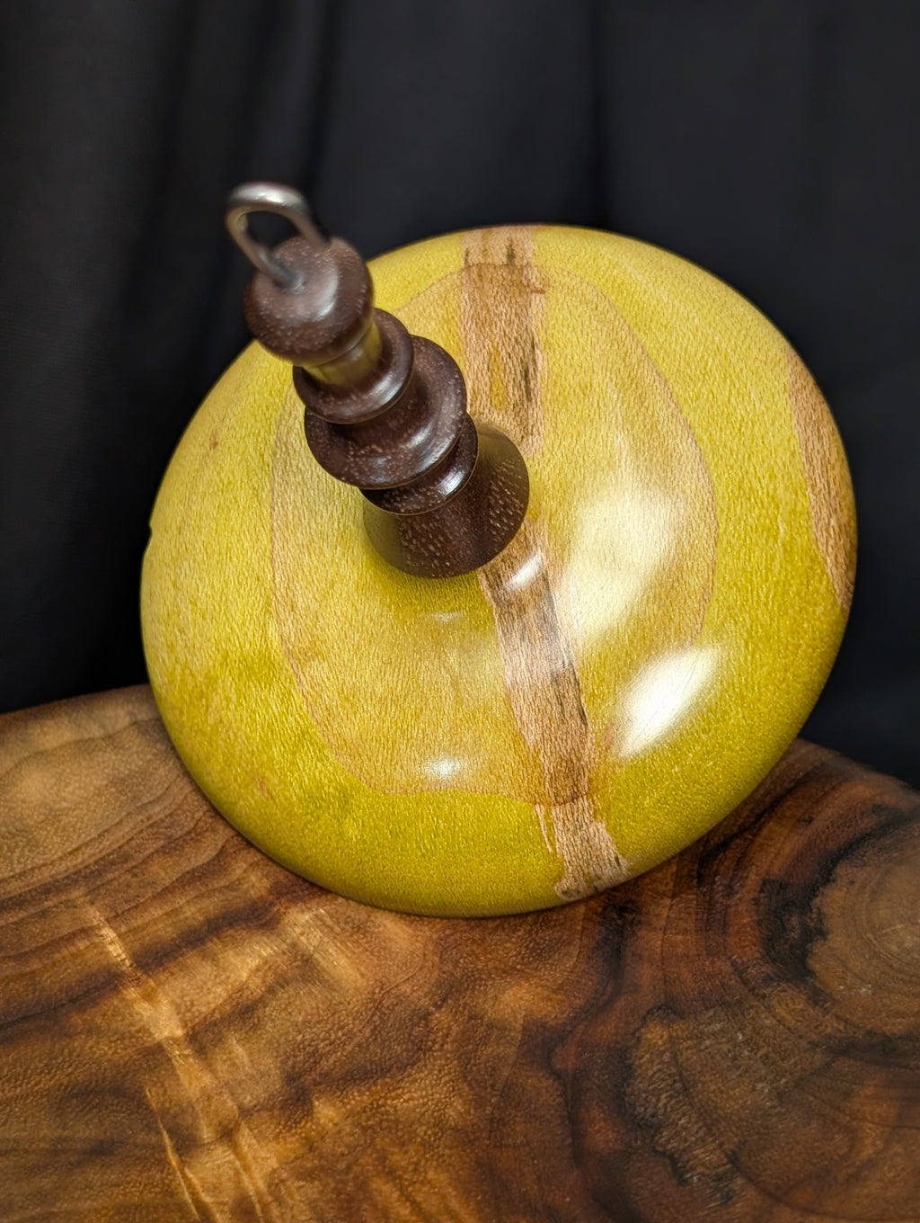 Ambrosia Maple 7 & 1/2" Top Whorl Drop Spindle
