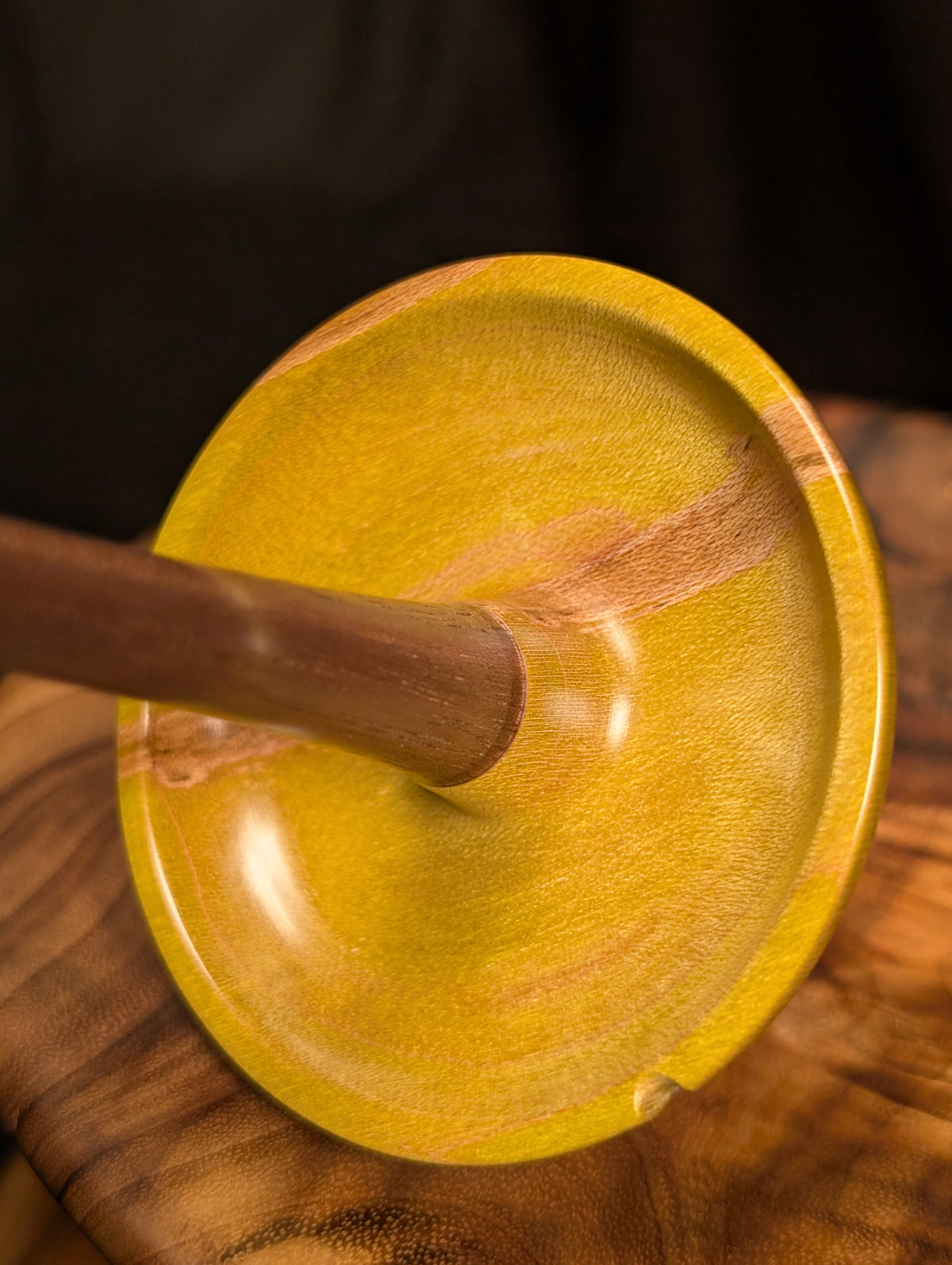 Ambrosia Maple 7 & 1/2" Top Whorl Drop Spindle