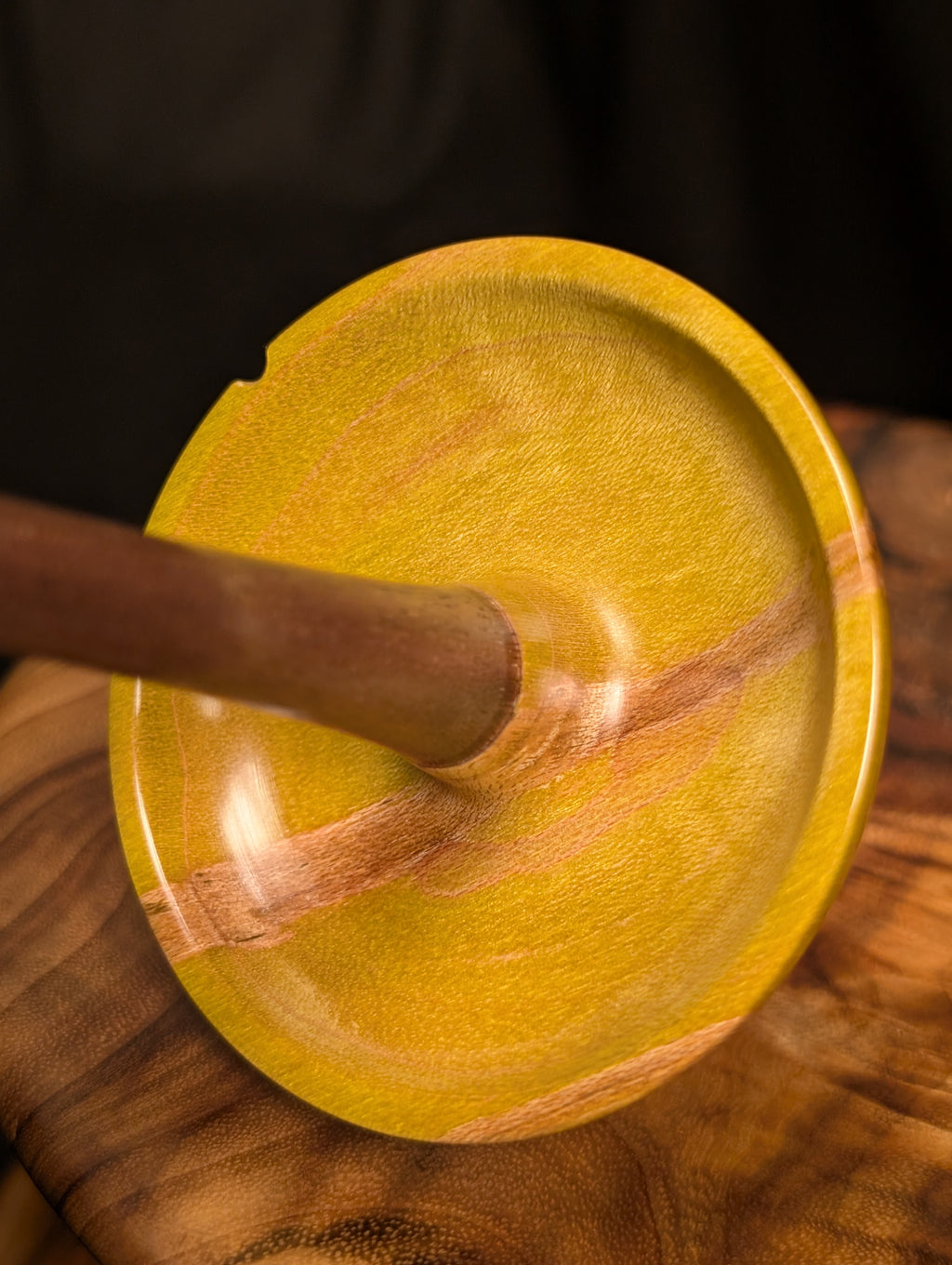 Ambrosia Maple 7 & 1/2" Top Whorl Drop Spindle