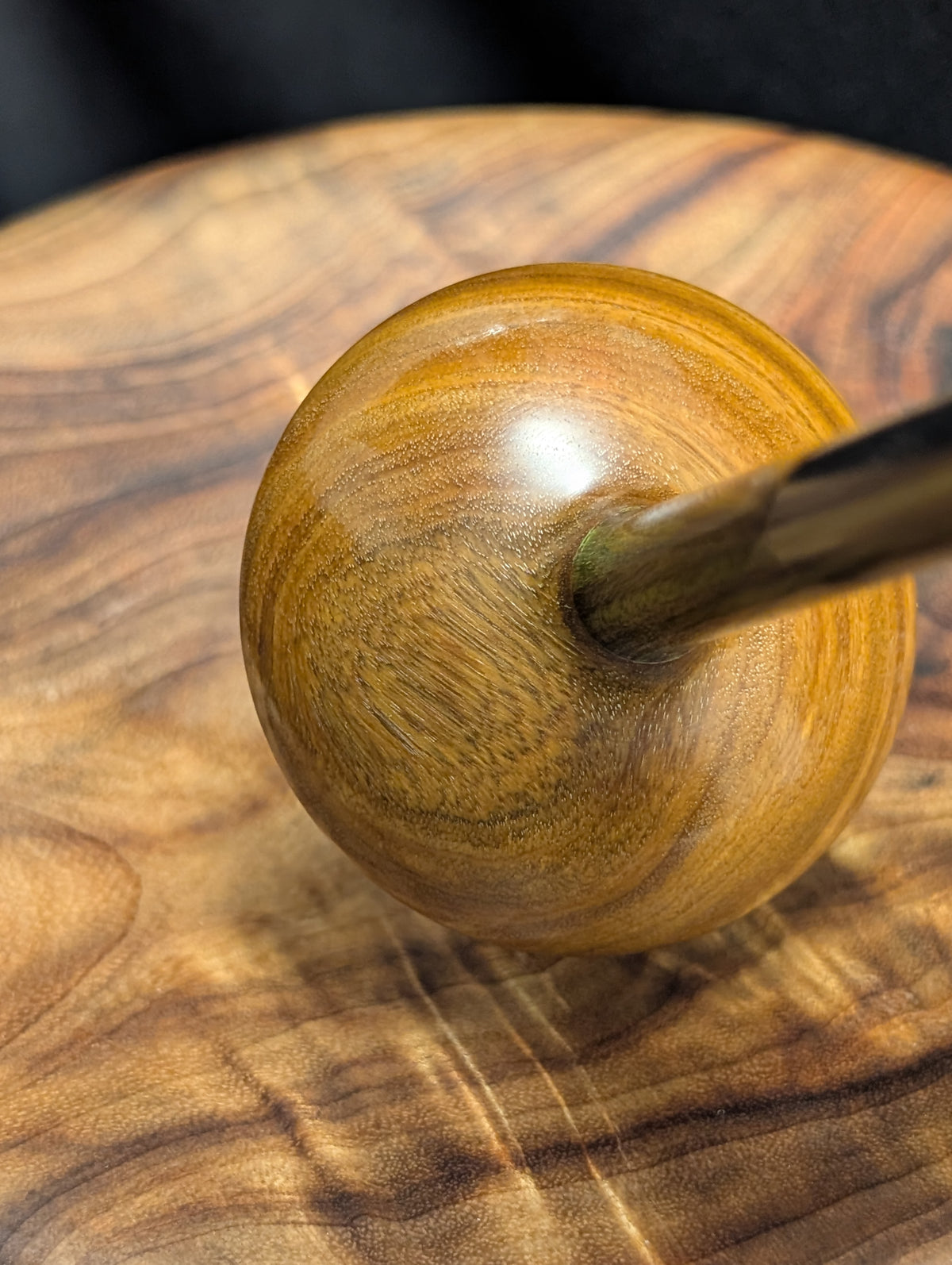 Genuine Lignum Vitae Tibetan Support Spindle