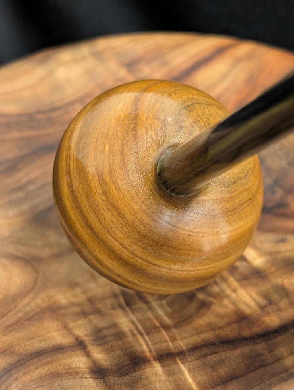 Genuine Lignum Vitae Tibetan Support Spindle