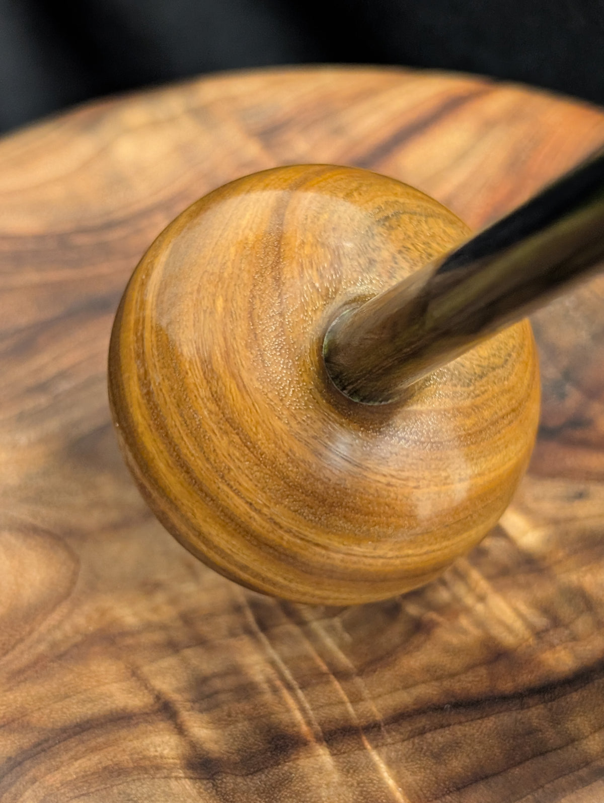 Genuine Lignum Vitae Tibetan Support Spindle