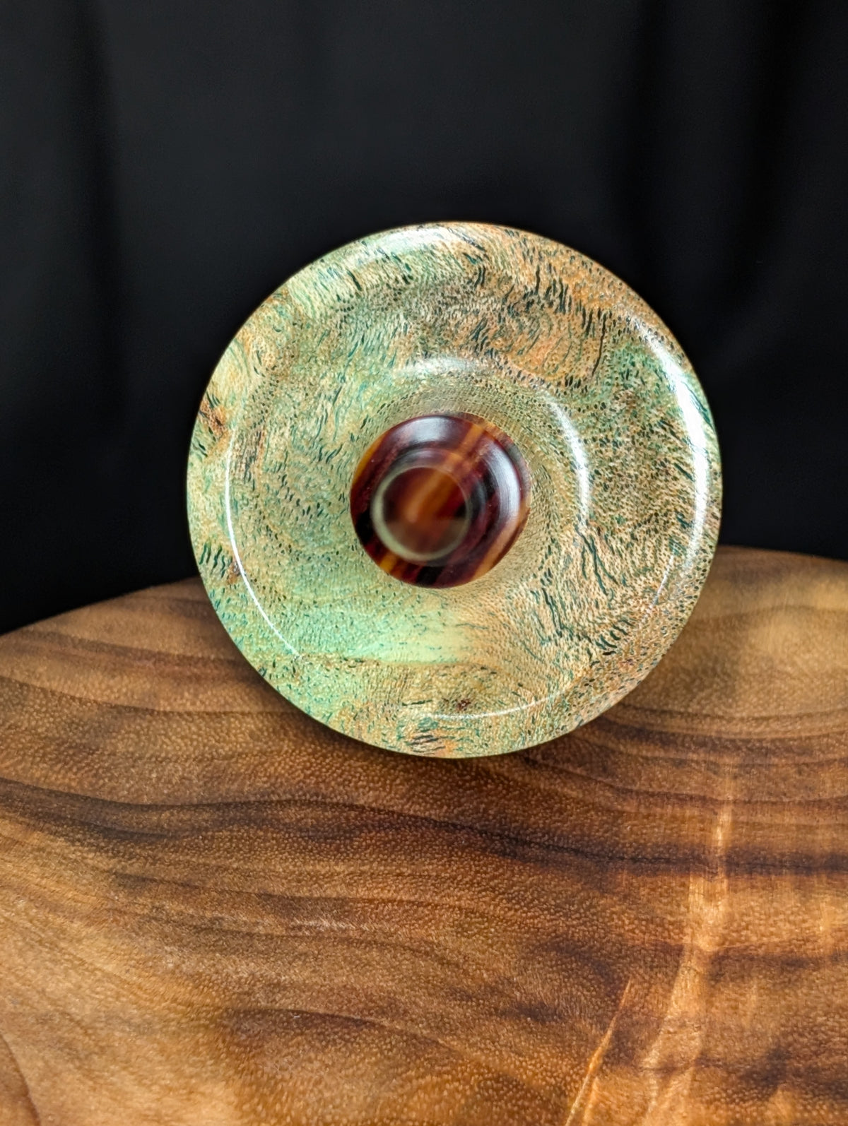 10" Honey Locust Tibeadan Support Spindle