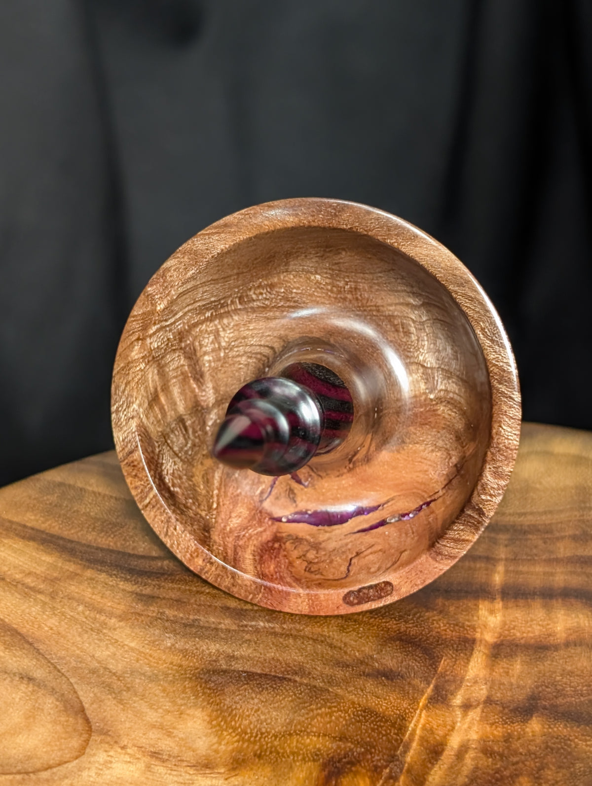 Mimba Burl Tibetan Support Spindle