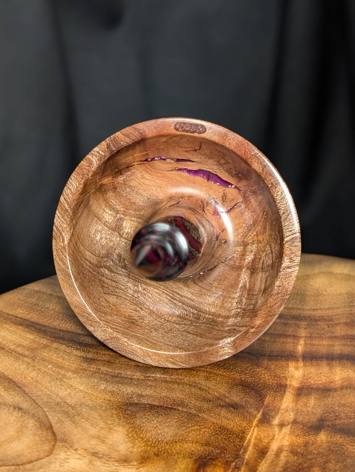 Mimba Burl Tibetan Support Spindle