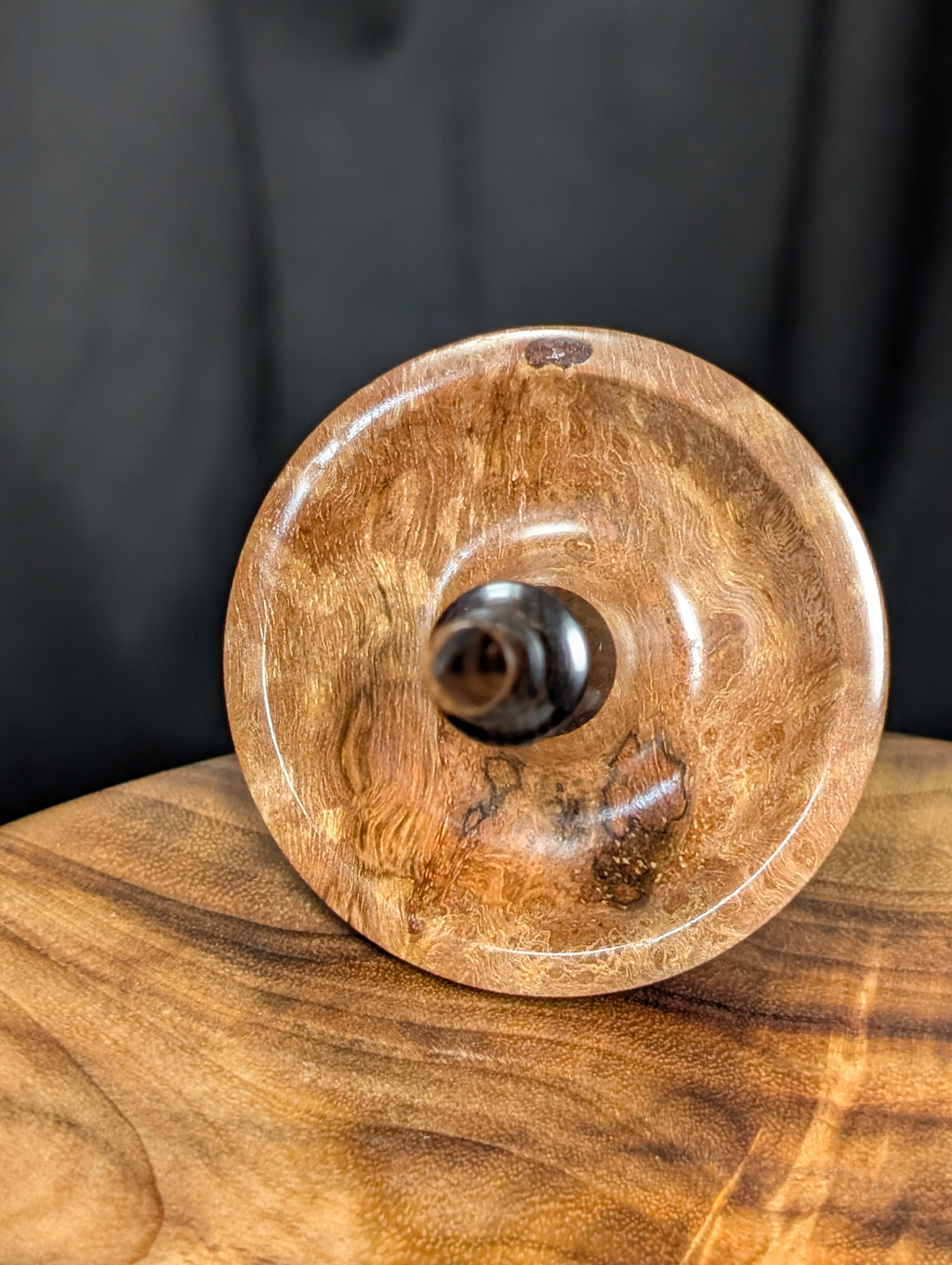 Water Oak Burl Tibetan Support Spindle
