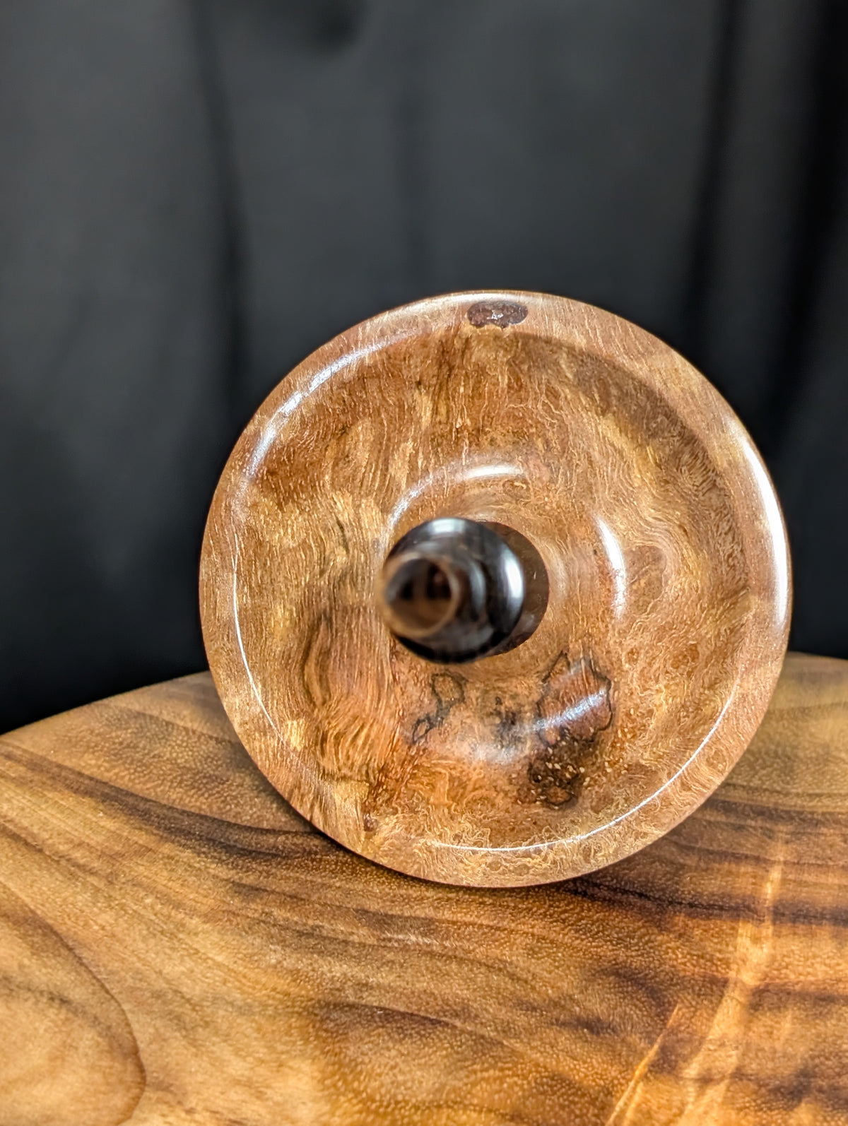 Water Oak Burl Tibetan Support Spindle