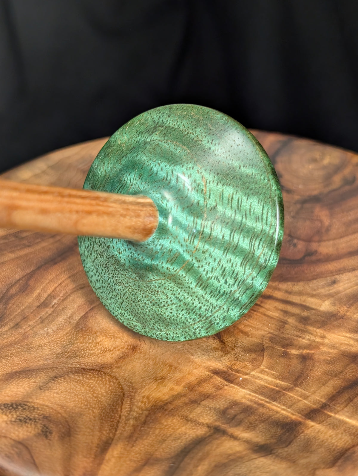 Curly Mango Tibetan Support Spindle