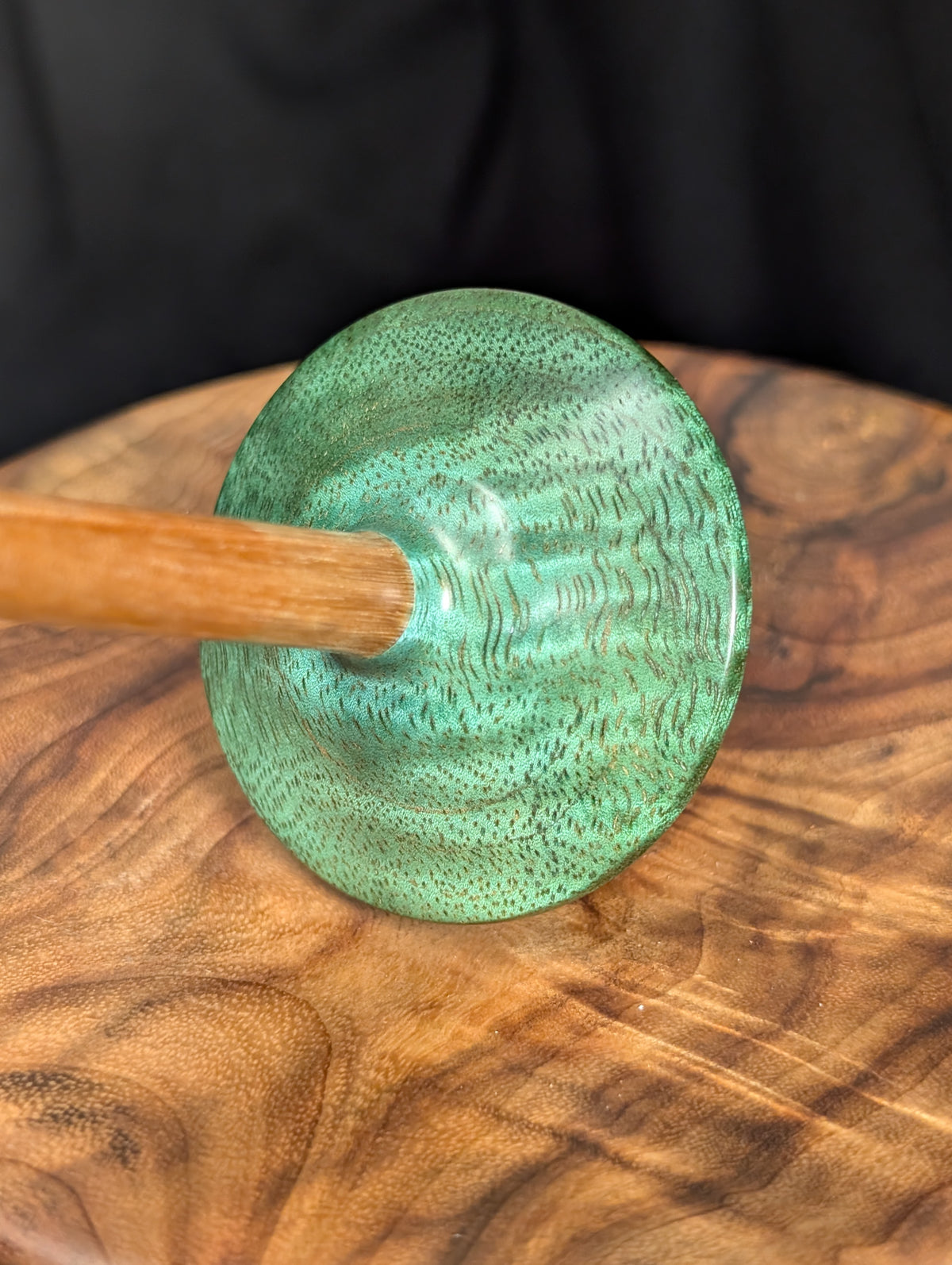 Curly Mango Tibetan Support Spindle