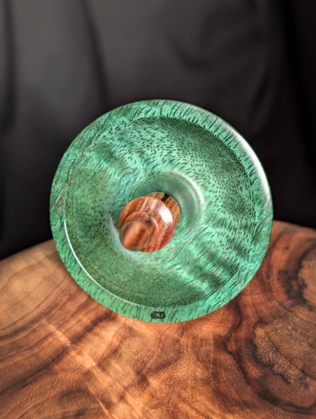 Curly Mango Tibetan Support Spindle