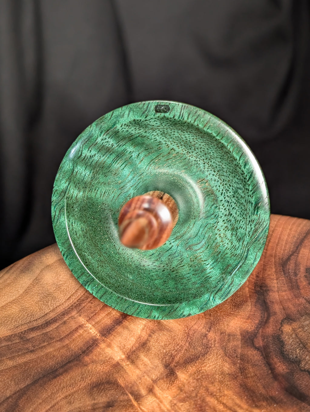 Curly Mango Tibetan Support Spindle