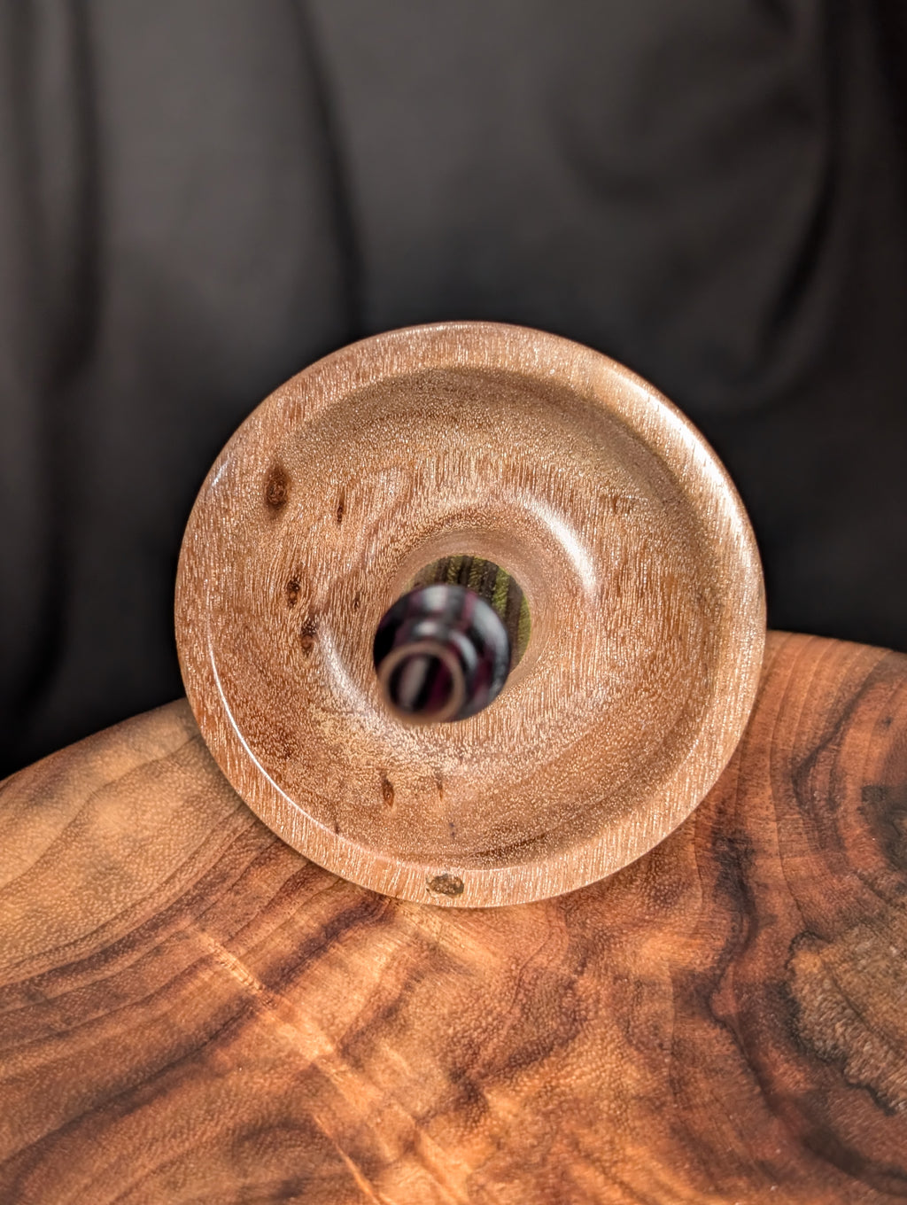 Cottonwood Burl Tibetan Support Spindle