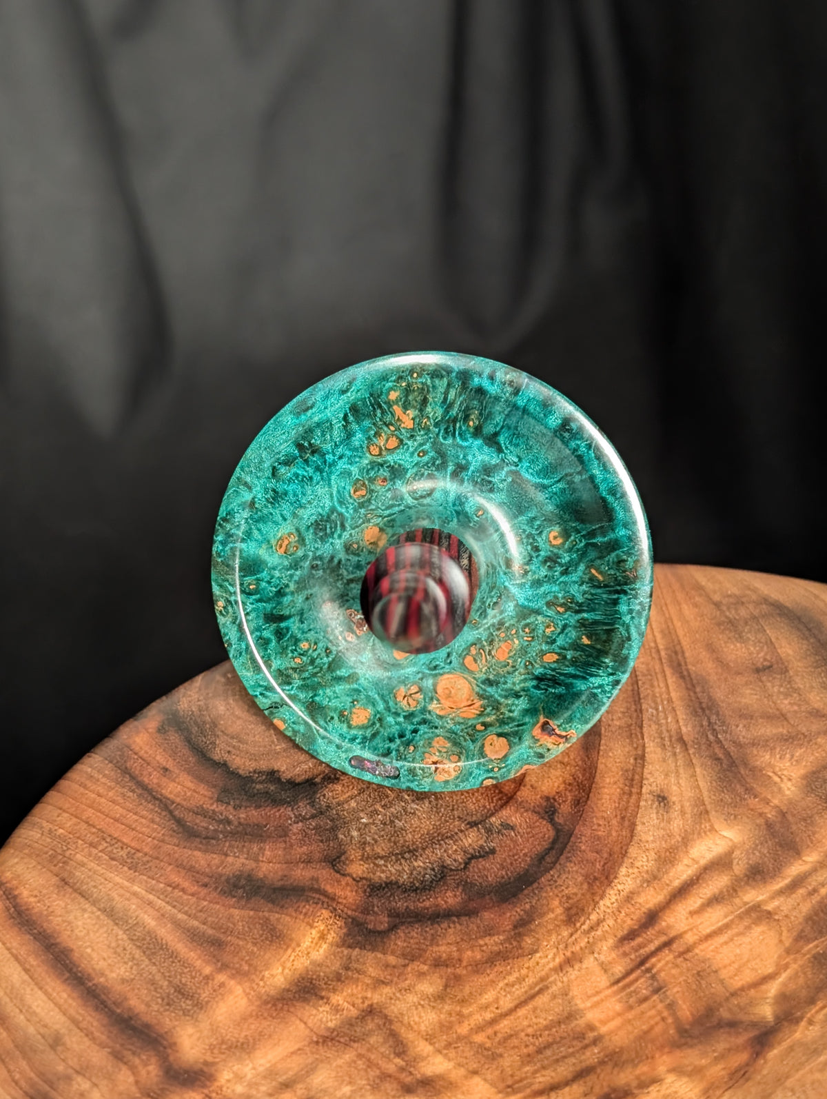 Maple Burl Tibetan Support Spindle