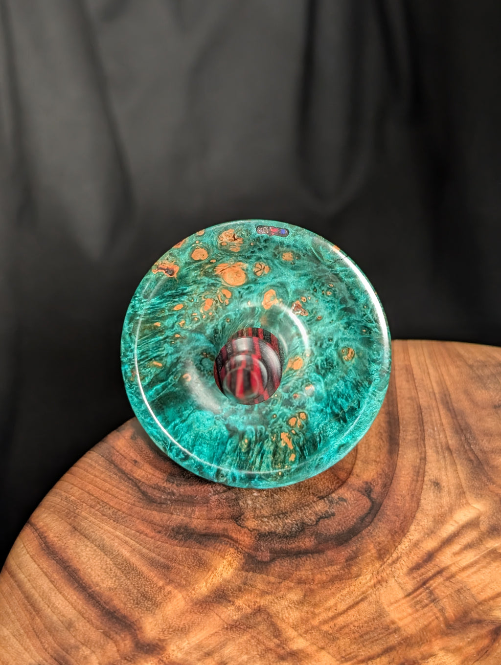 Maple Burl Tibetan Support Spindle