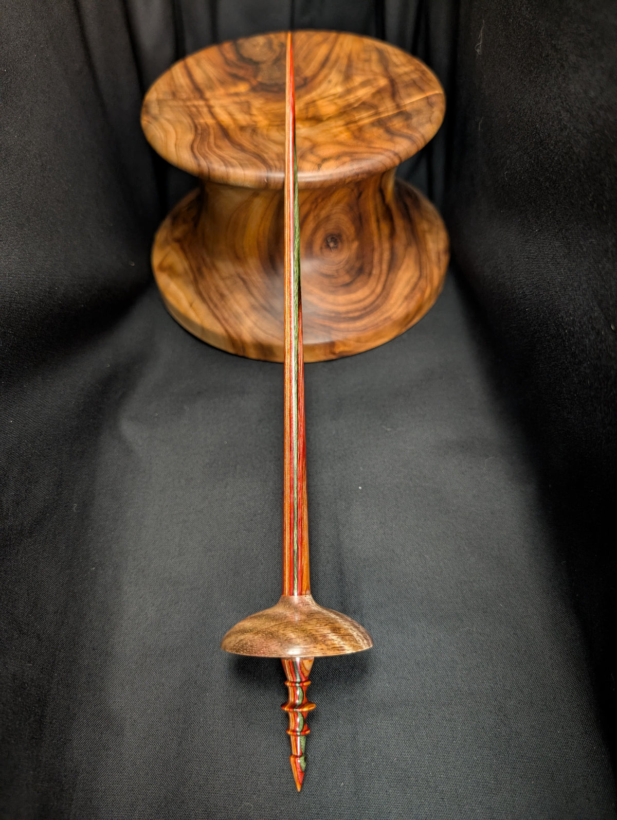 Curly Mango Tibetan Support Spindle