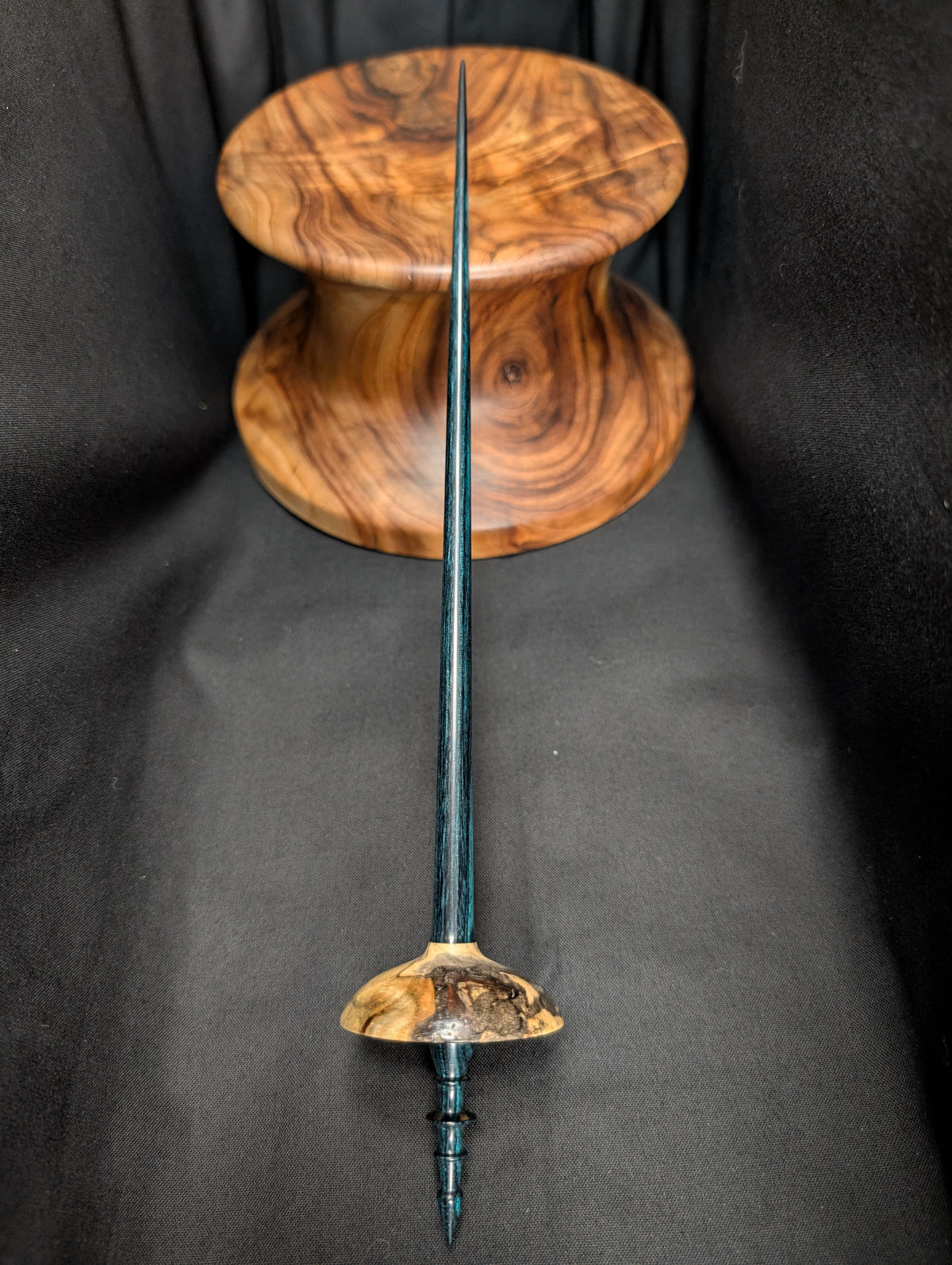Buckeye Burl Tibetan Support Spindle
