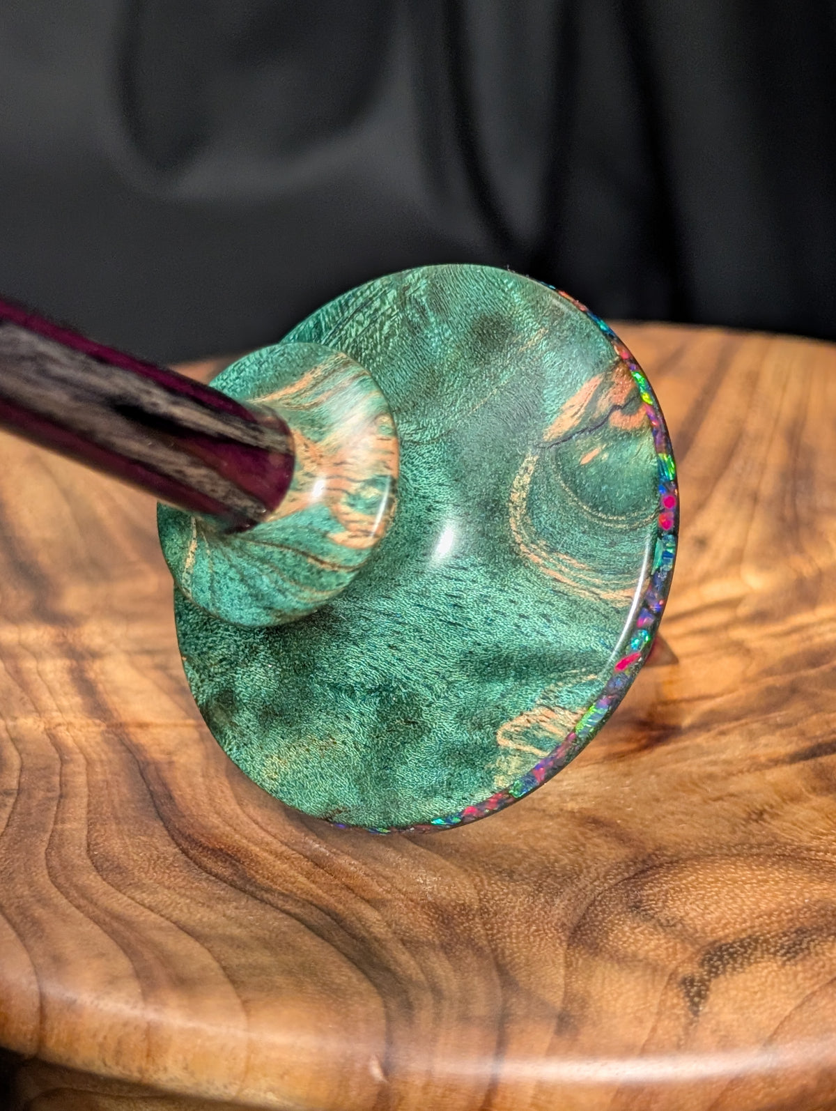 Mimba Burl "Tibeadan" Support Spindle