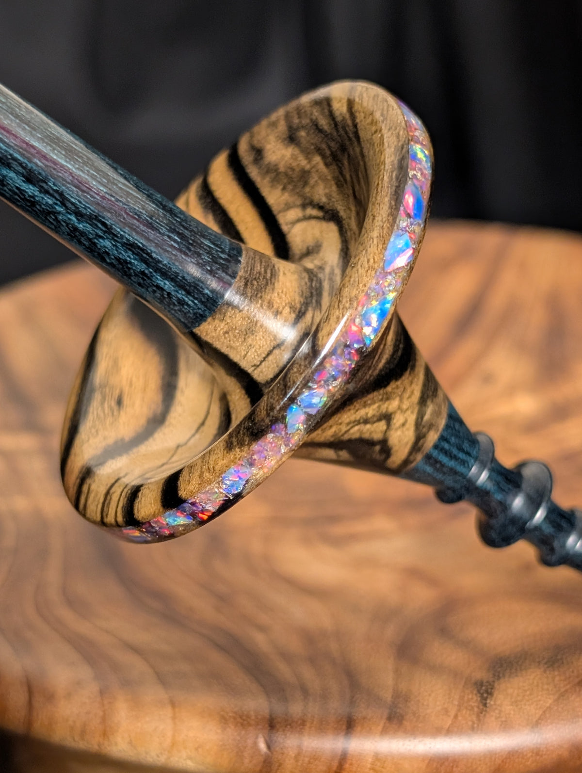Pale Moon Ebony "Funnel" Support Spindle
