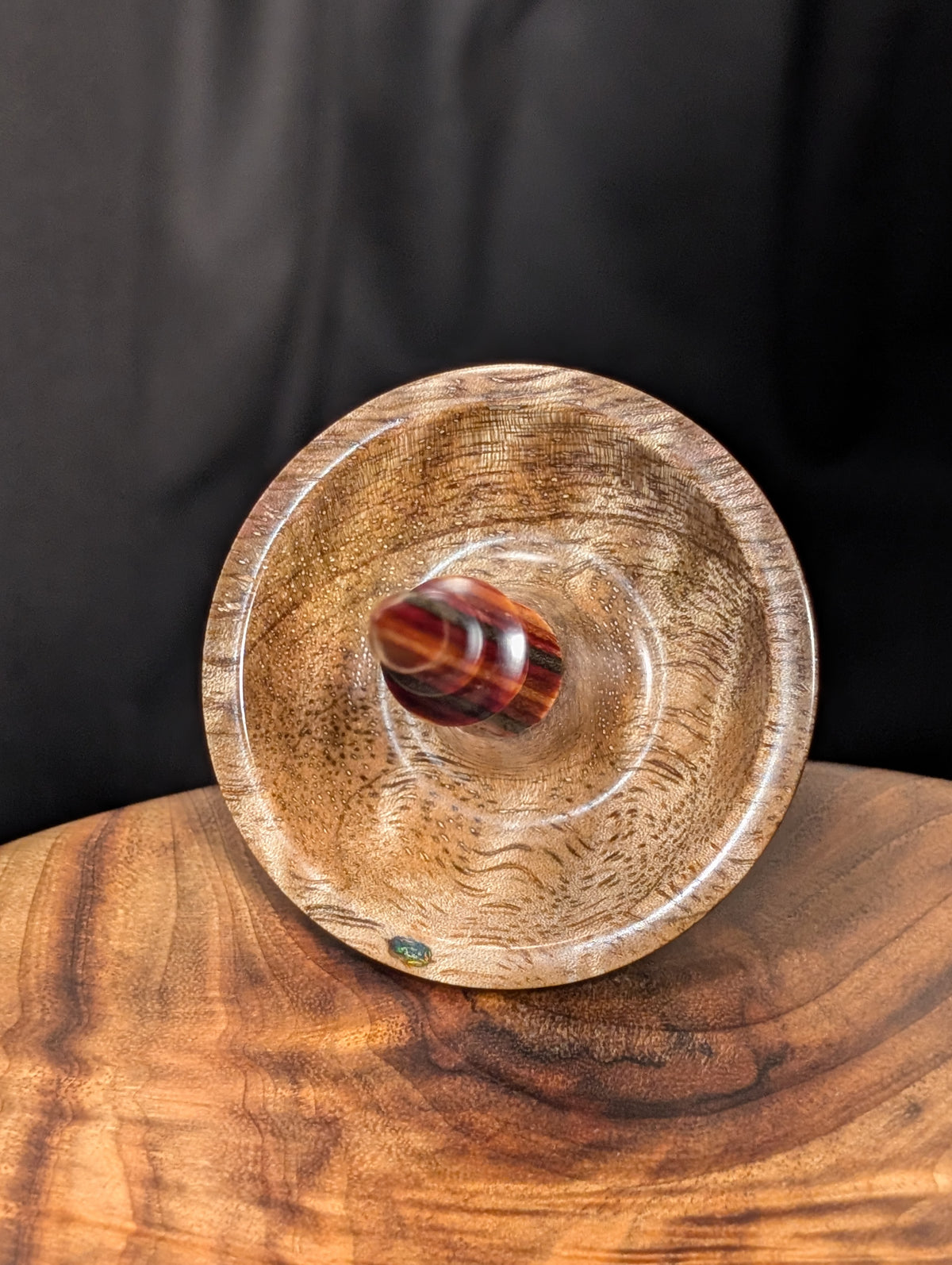 Curly Mango Tibetan Support Spindle