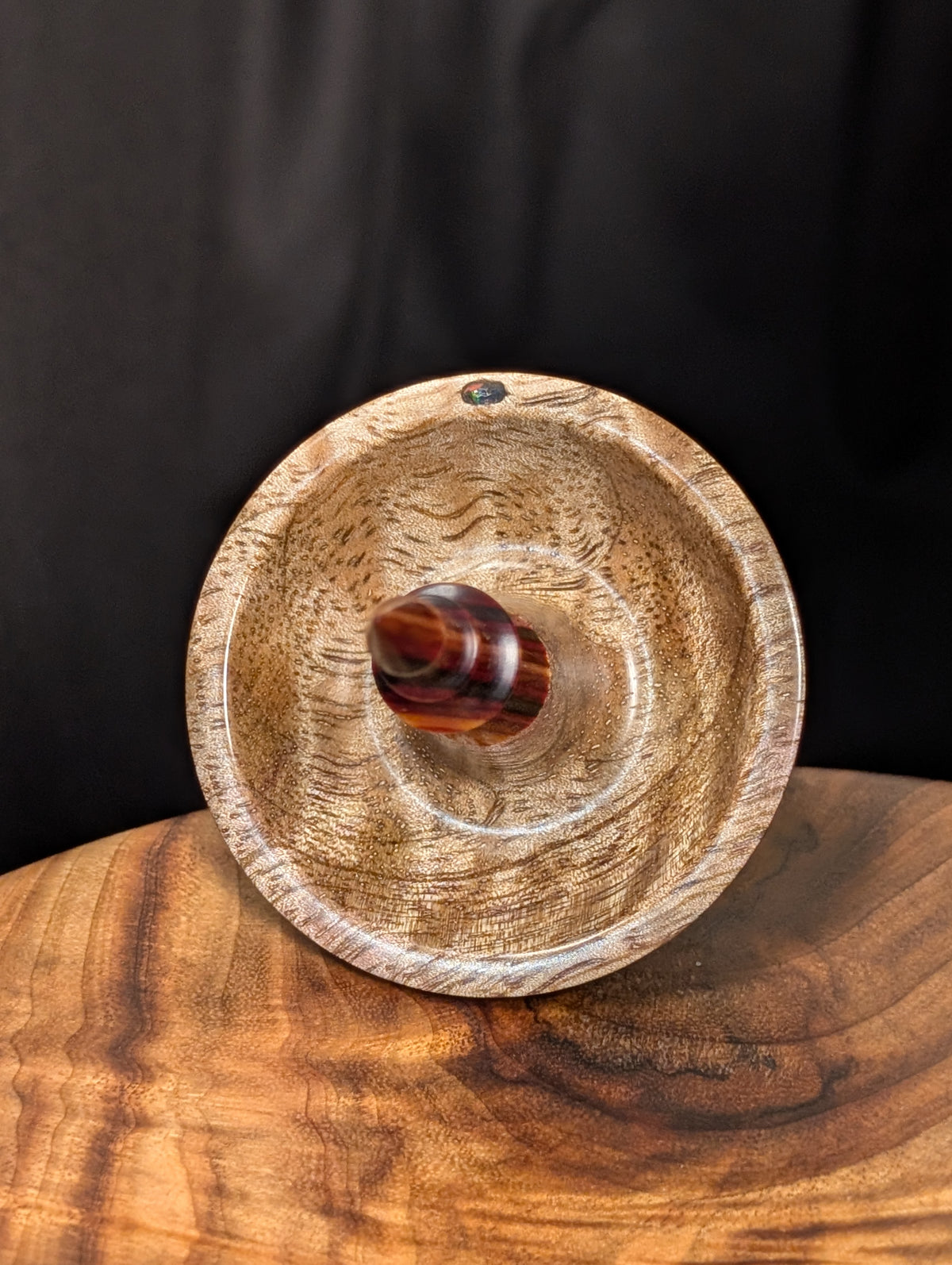 Curly Mango Tibetan Support Spindle