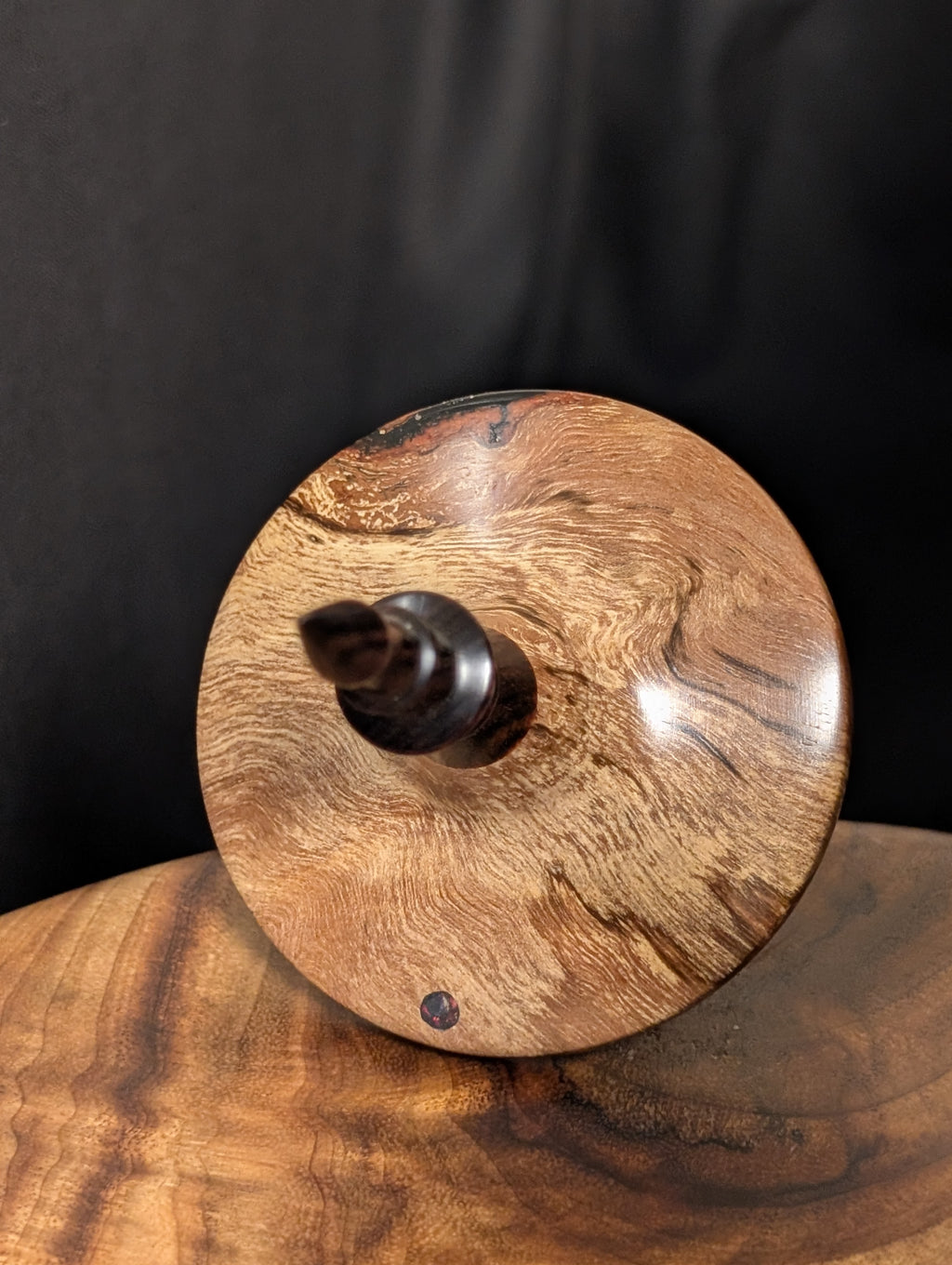 Water Oak Burl "Funnel" Support Spindle